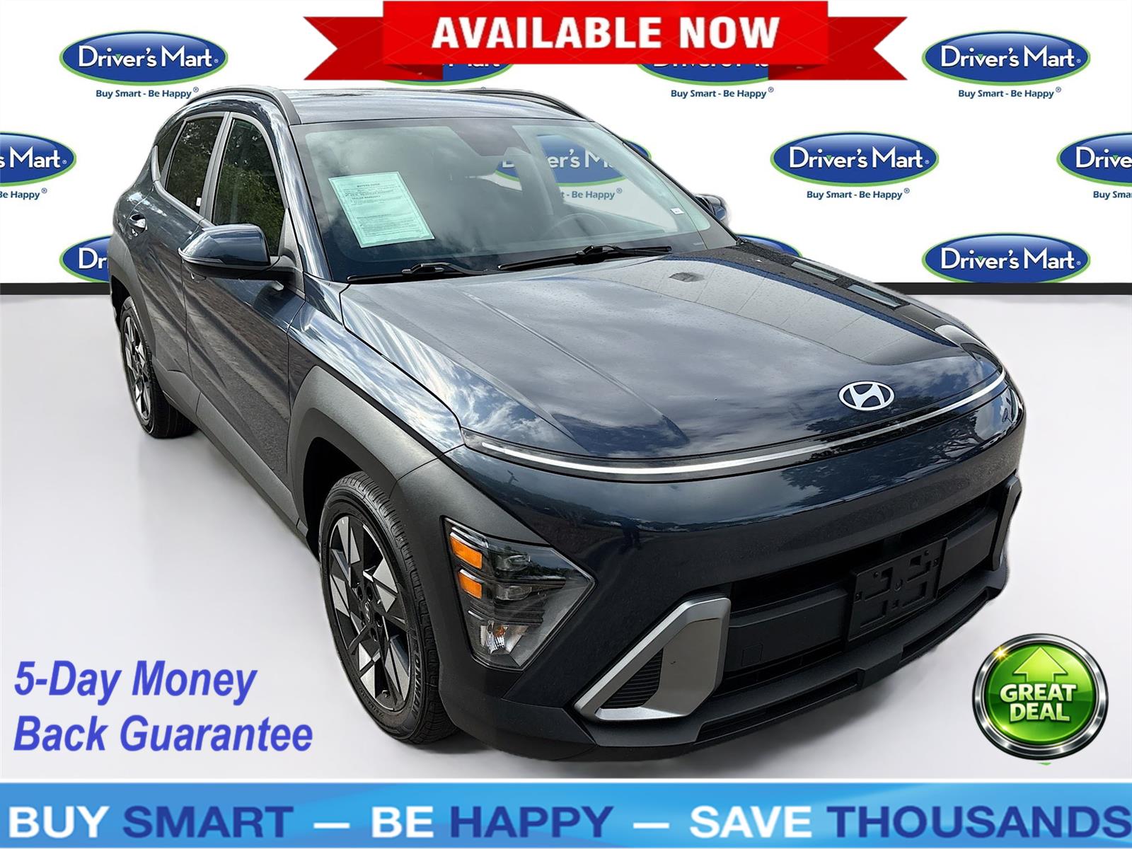 Denim Blue 2025 Hyundai Kona SEL FWD SUV / Crossover Front-Wheel Drive Continuously Variable Transmission