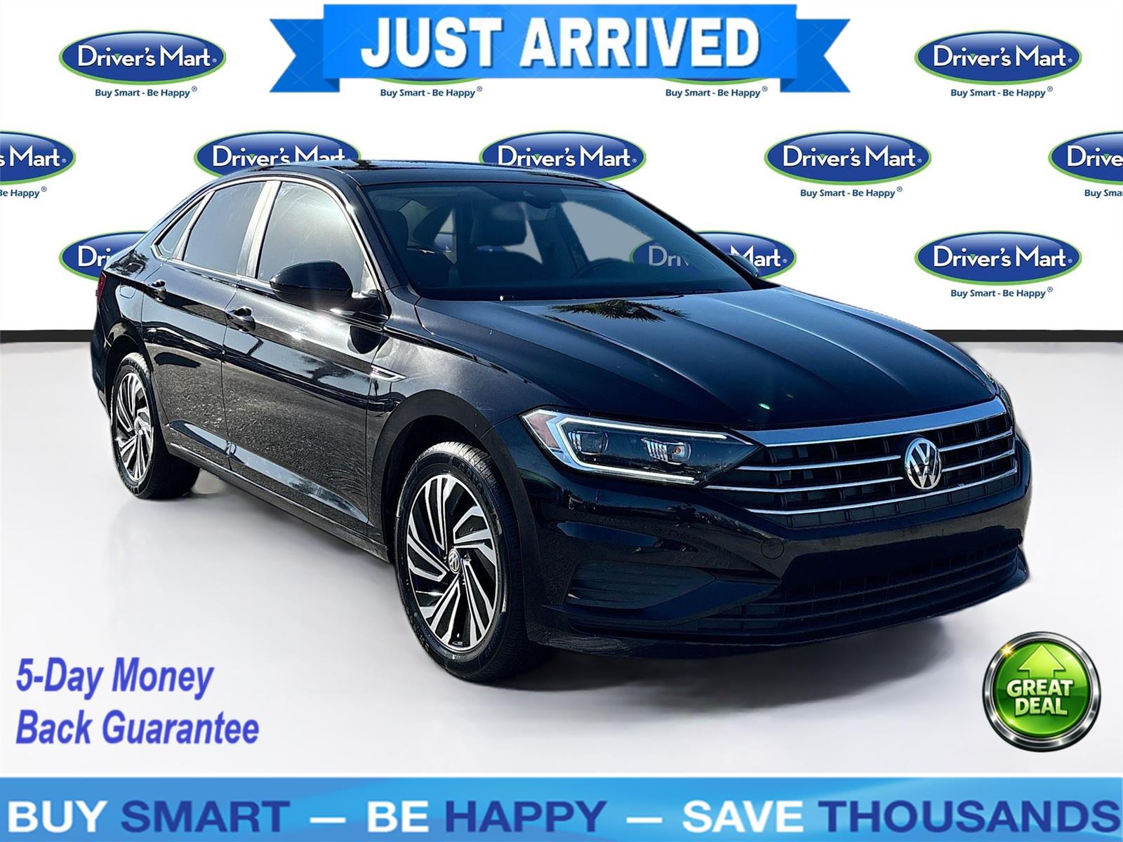 Deep Black Pearl 2020 Volkswagen Jetta SEL FWD Sedan Front-Wheel Drive Automatic