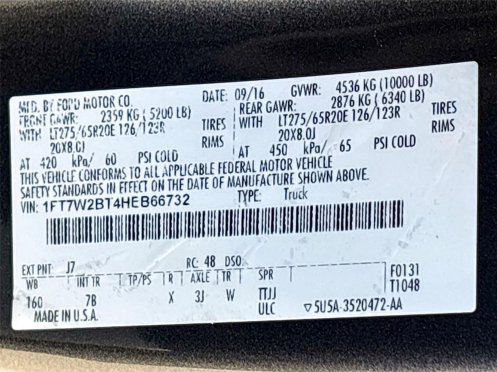 2017 Ford Super Duty F-250 SRW Platinum