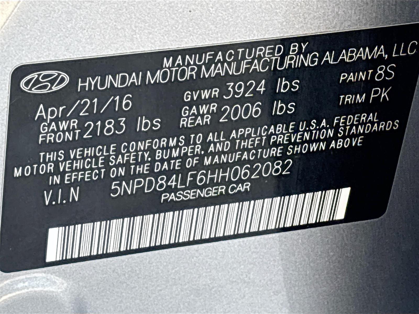 2017 Hyundai Elantra SE