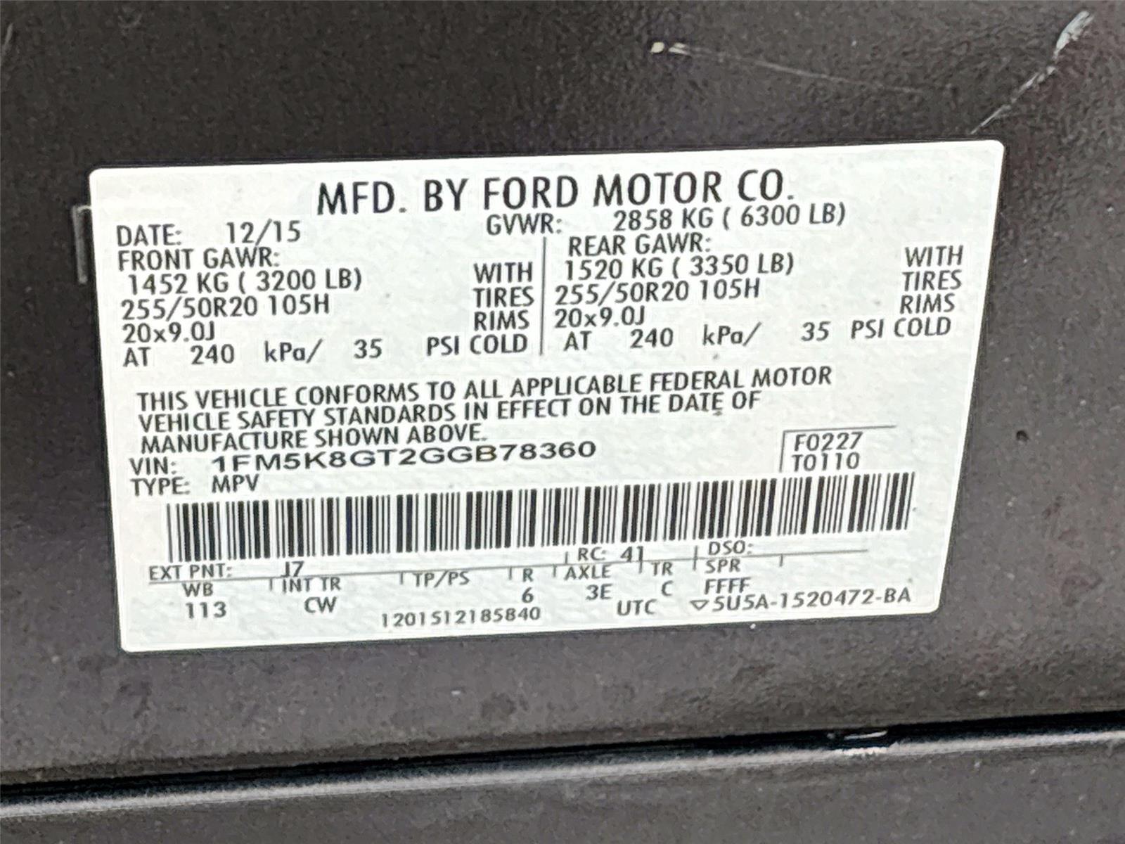 2016 Ford Explorer Sport