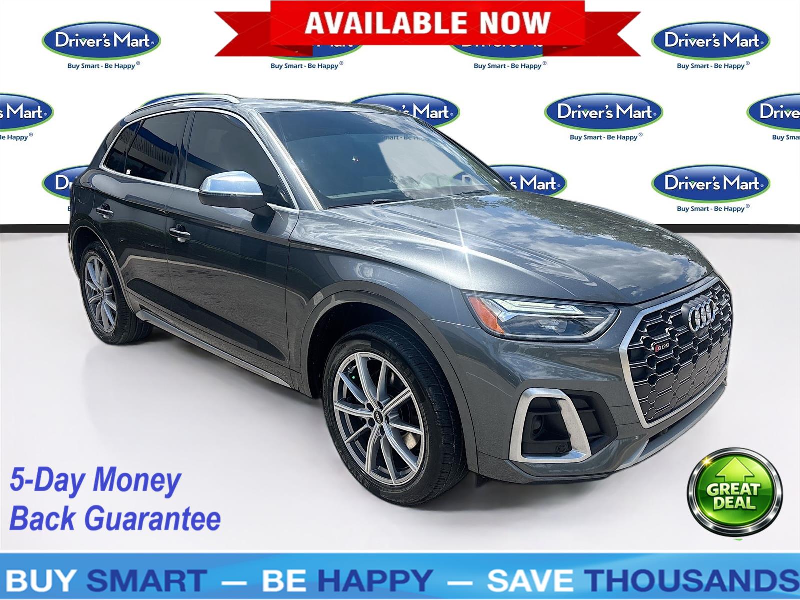 Daytona Gray Pearl Effect 2023 Audi SQ5 3.0T quattro Premium Plus AWD SUV / Crossover All-Wheel Drive Automatic
