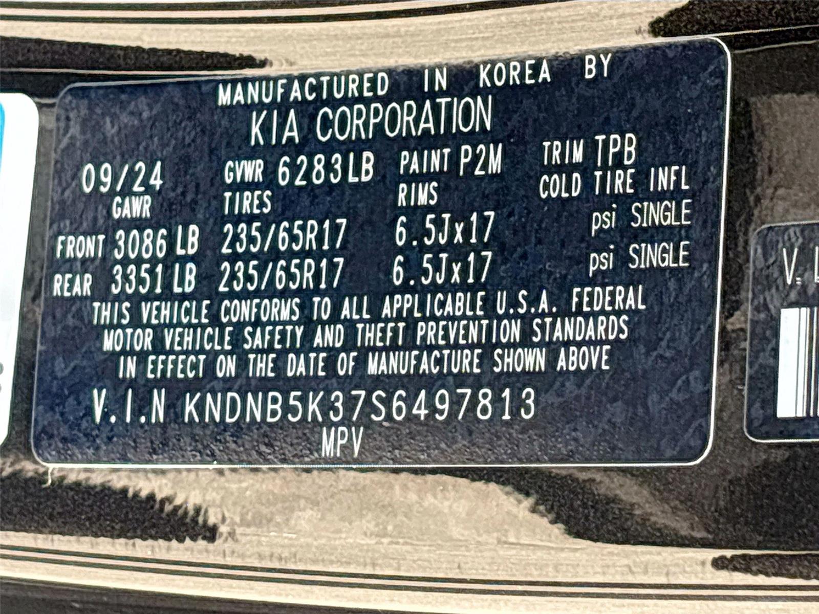 2025 Kia Carnival LXS