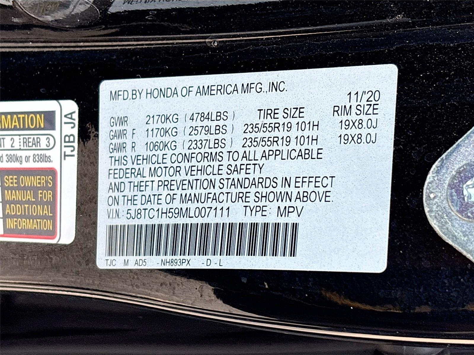 2021 Acura RDX w/Technology Package