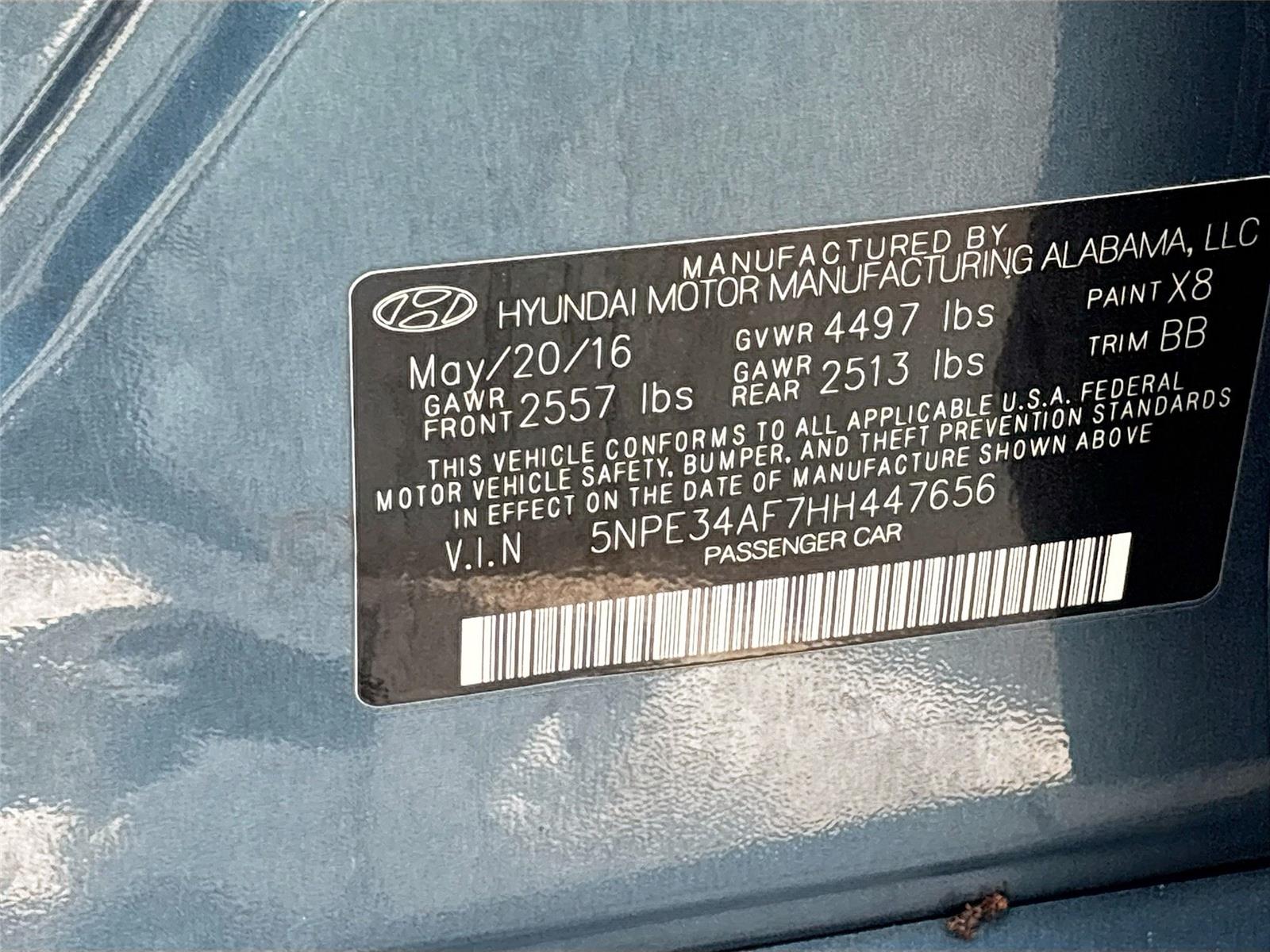 2017 Hyundai Sonata Sport