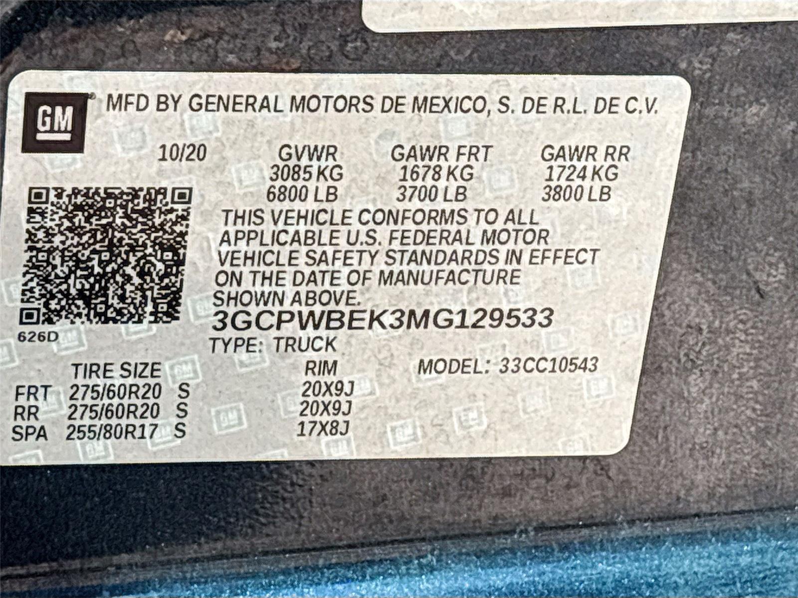 2021 Chevrolet Silverado 1500 Custom