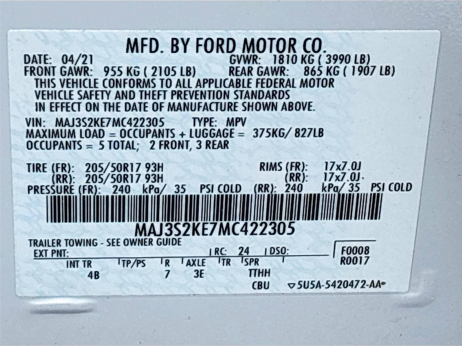 2021 Ford EcoSport Titanium