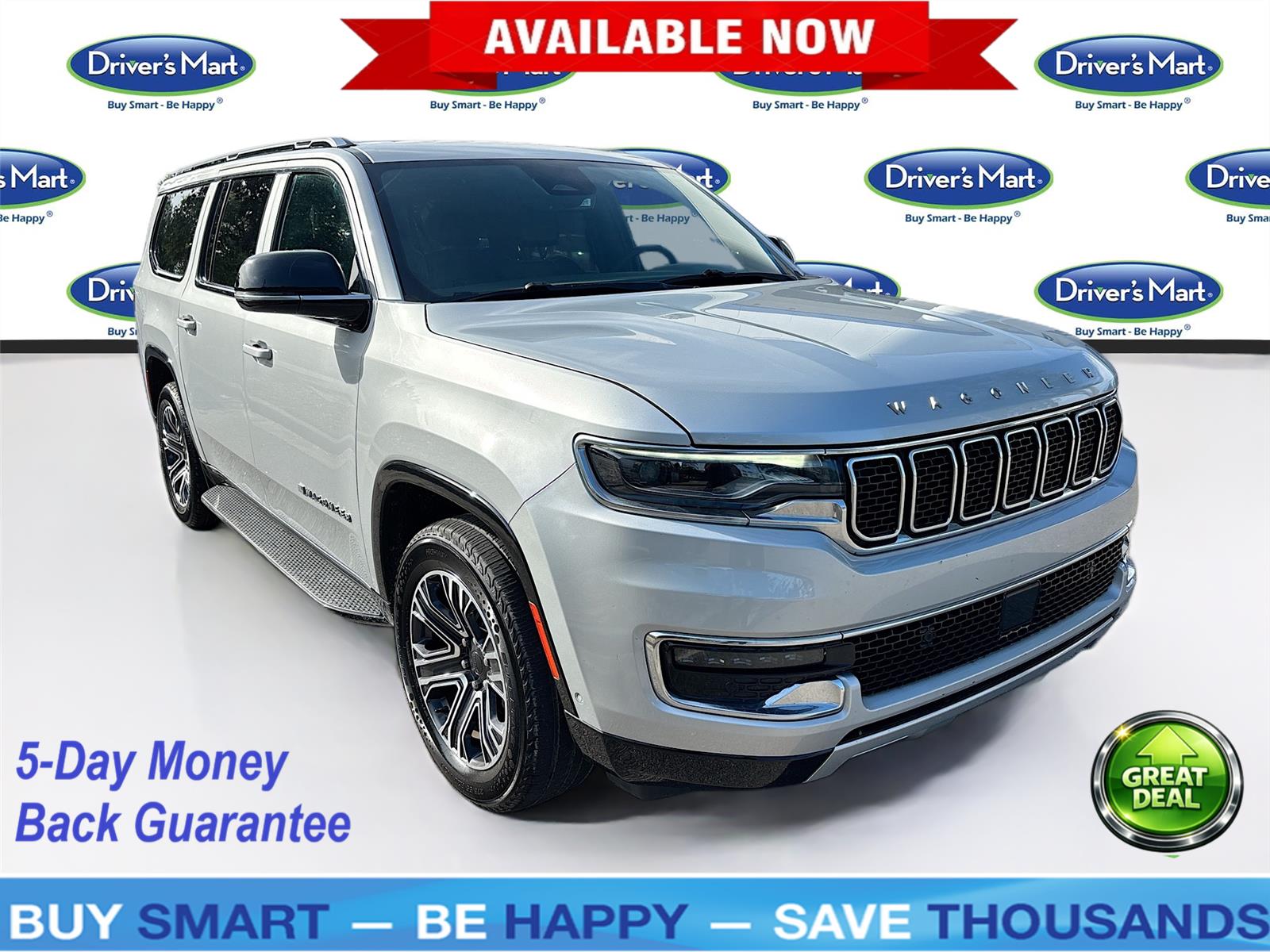 Silver Zynith 2024 Jeep Wagoneer L Series II RWD SUV / Crossover 4X2 8-Speed Automatic