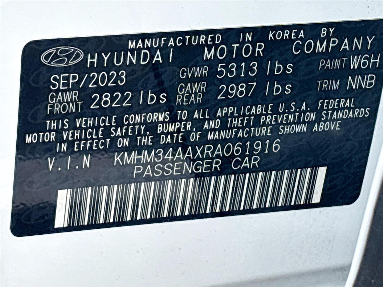 2024 Hyundai IONIQ 6 SEL