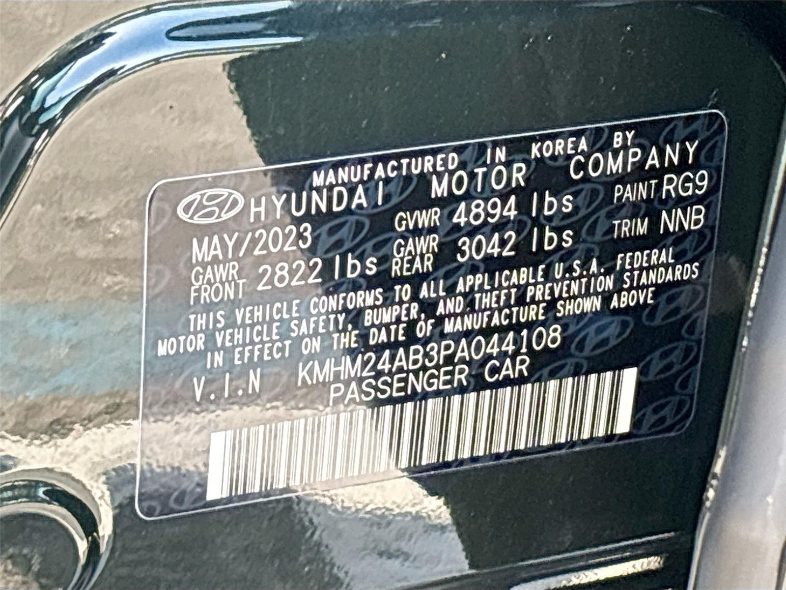 2023 Hyundai IONIQ 6 SE Standard Range