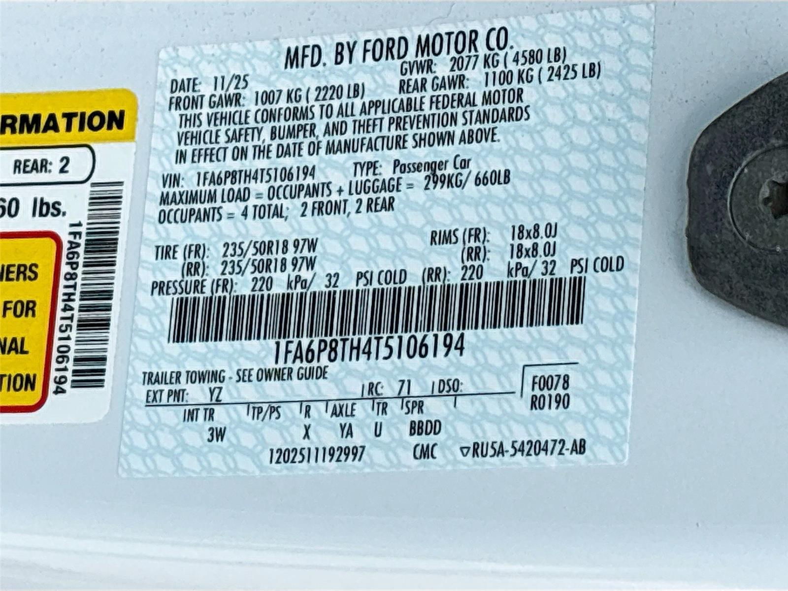 2026 Ford Mustang EcoBoost Premium