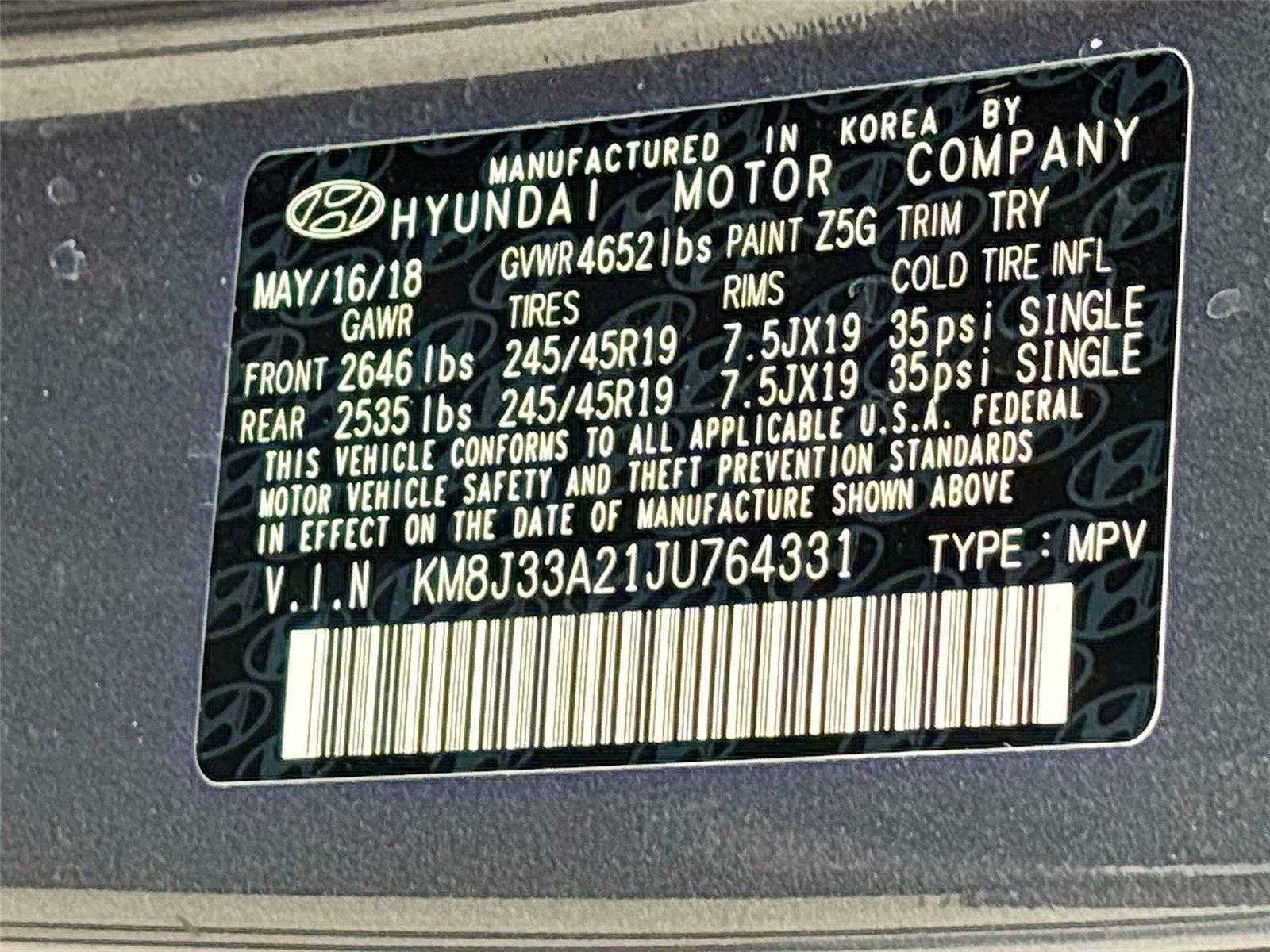 2018 Hyundai Tucson Value