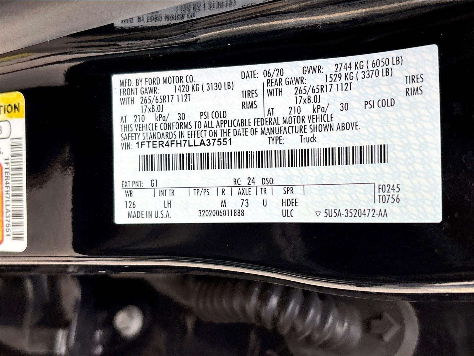 2020 Ford Ranger XLT