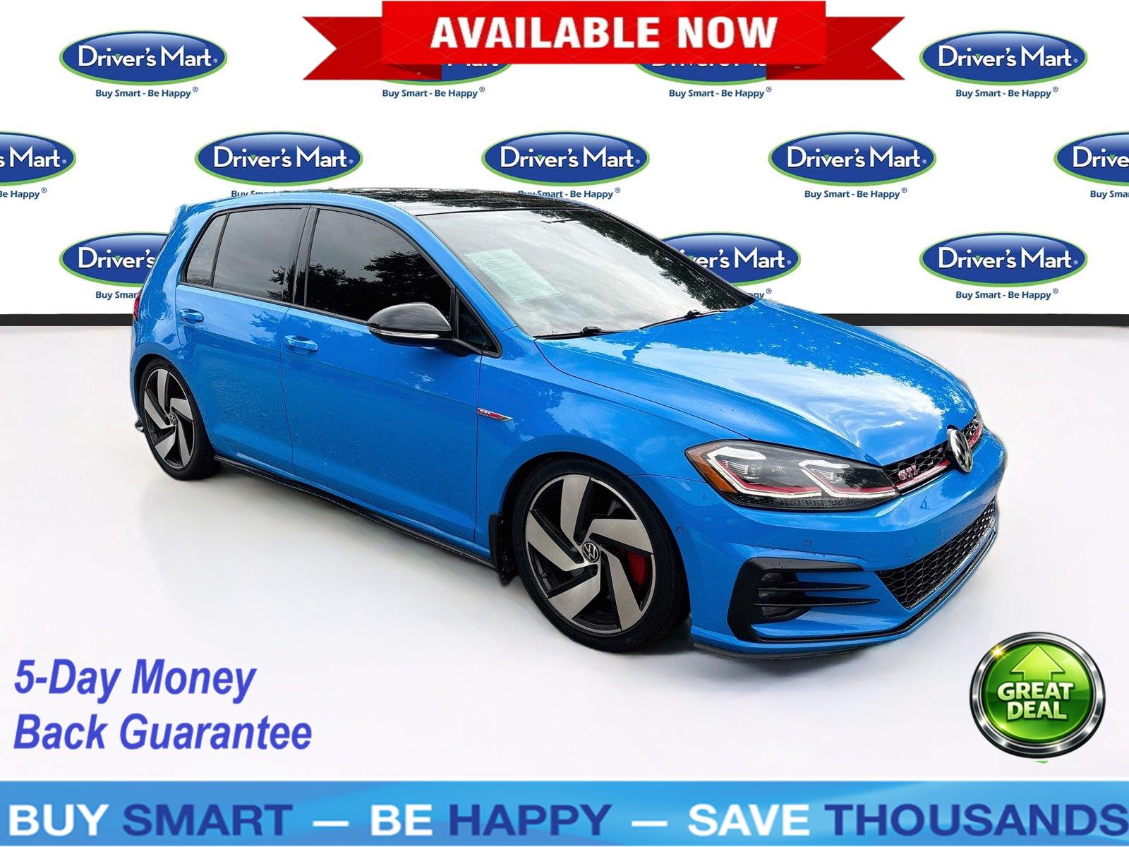 Dark Iron Blue Metallic 2021 Volkswagen Golf GTI Hatchback Front-Wheel Drive Automatic