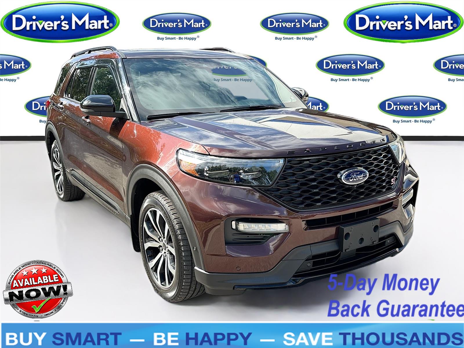 Red (Rich Copper Metallic Tinted Clearcoat) 2020 Ford Explorer SUV / Crossover All-Wheel Drive Automatic