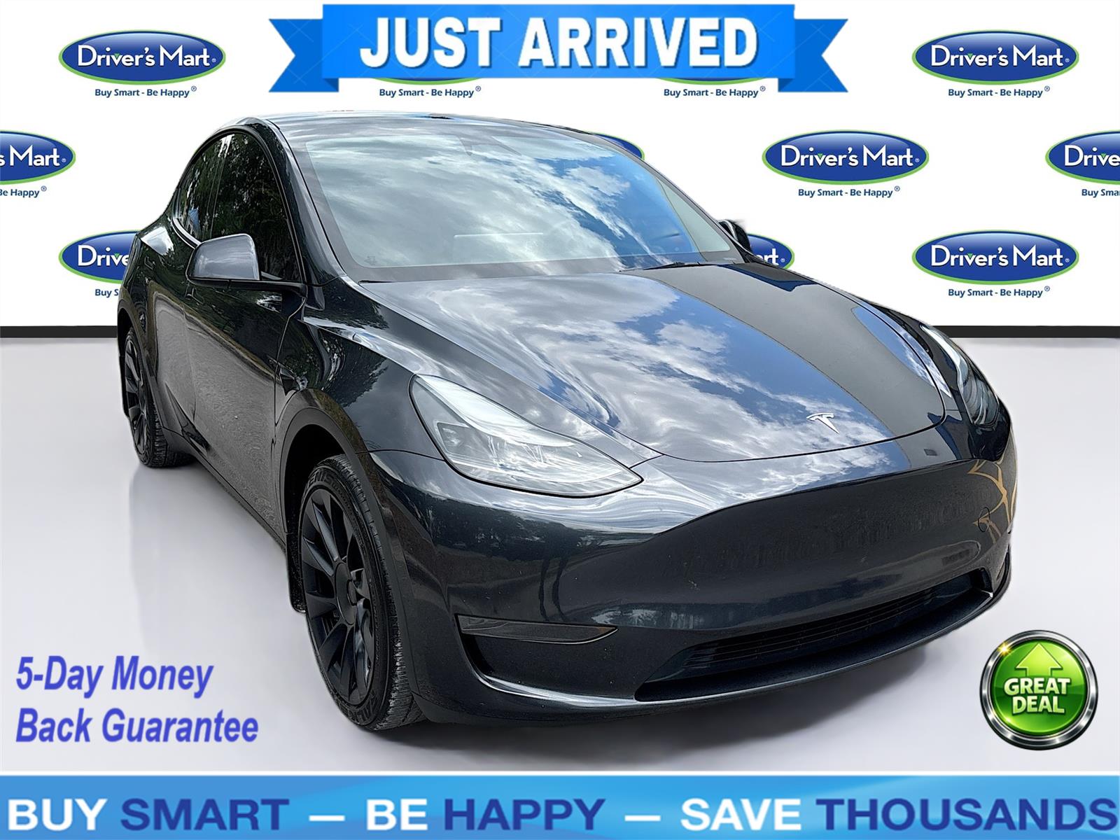 Solid Black 2024 Tesla Model Y Rear-Wheel Drive Automatic