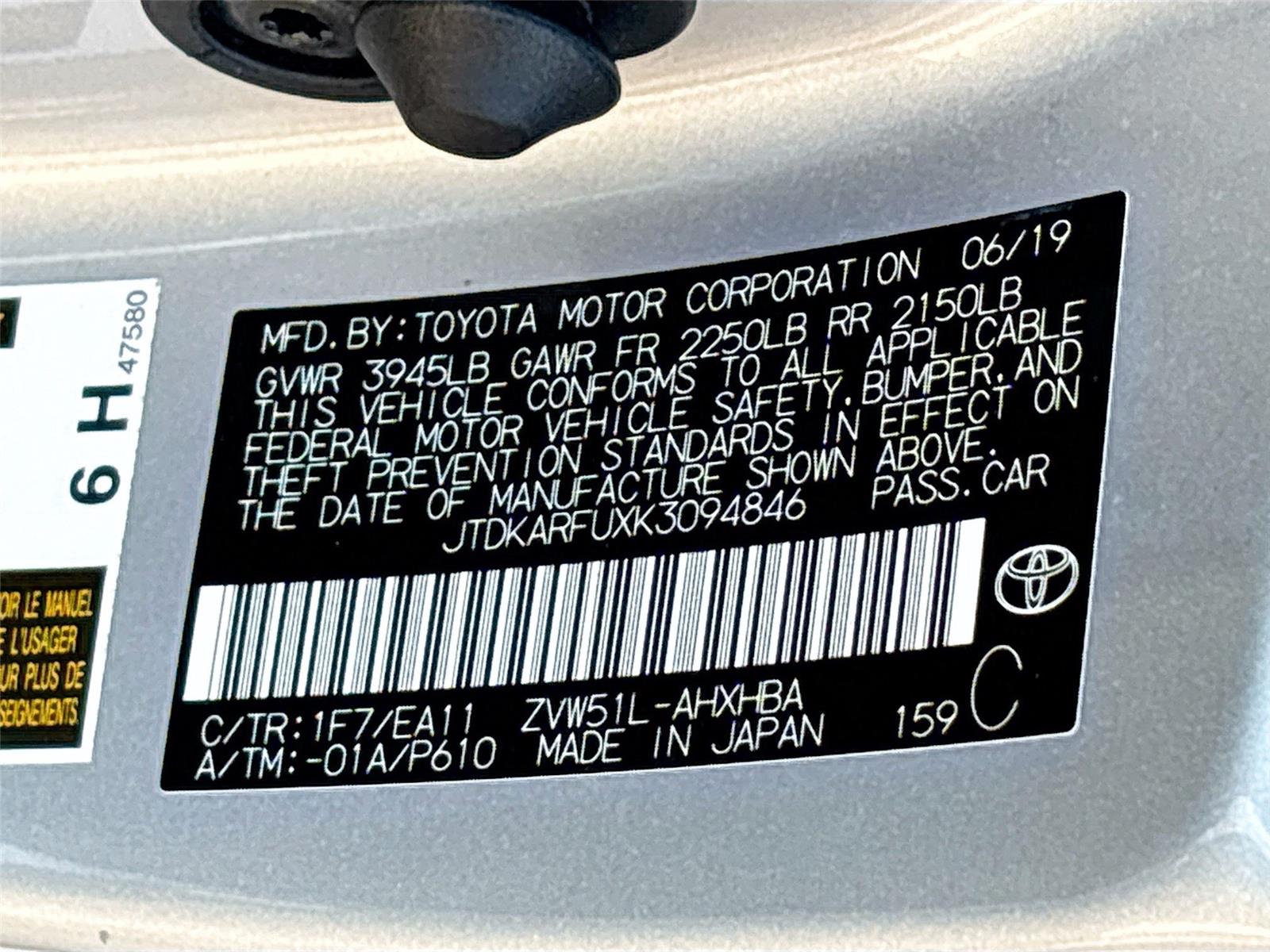 2019 Toyota Prius Limited
