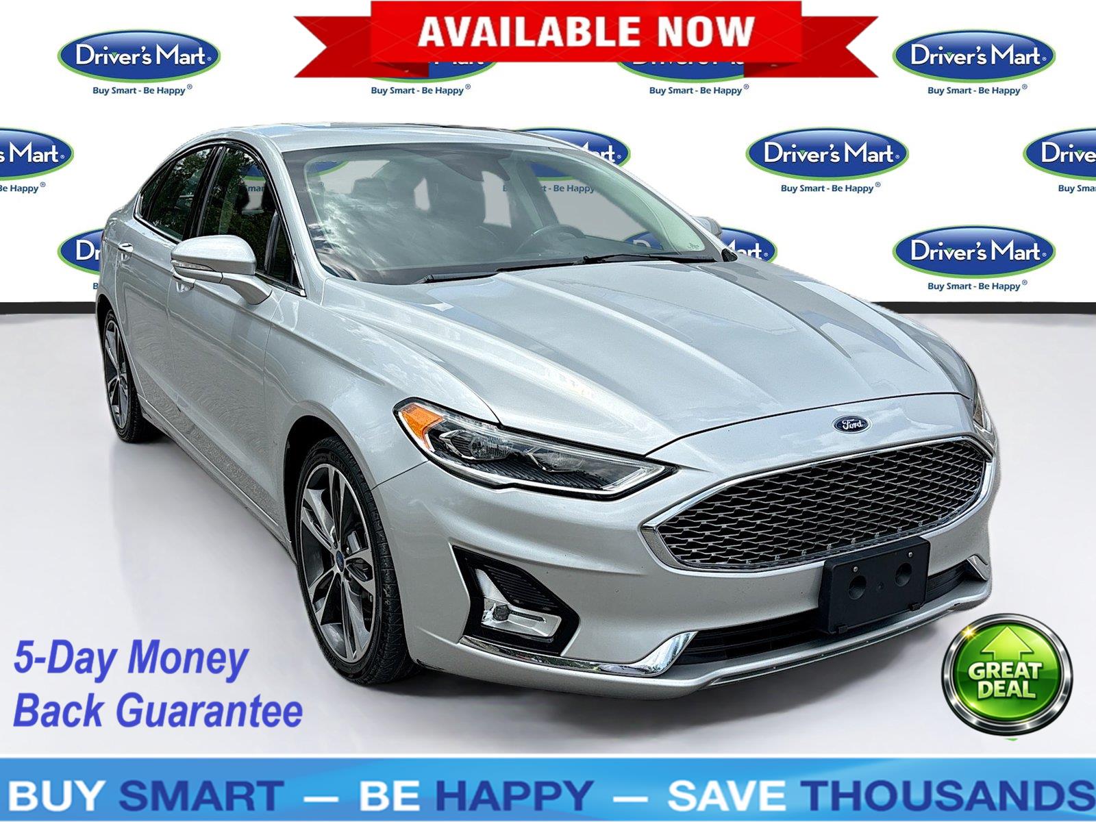 Ingot Silver Metallic 2019 Ford Fusion Sedan Front-Wheel Drive 6-Speed Automatic