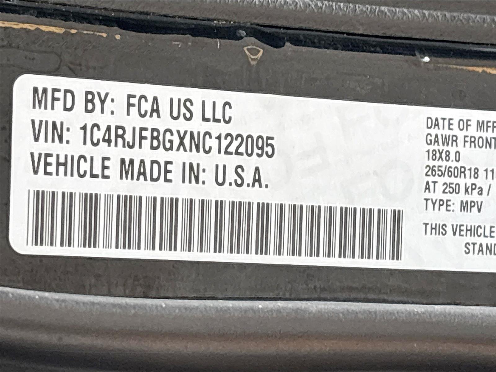 2022 Jeep Grand Cherokee WK Limited