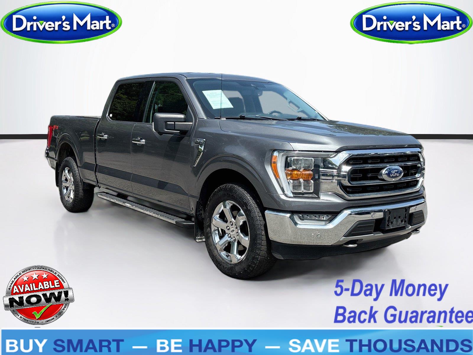 Carbonized Gray Metallic 2021 Ford F-150 Pickup Truck Four-Wheel Drive Automatic