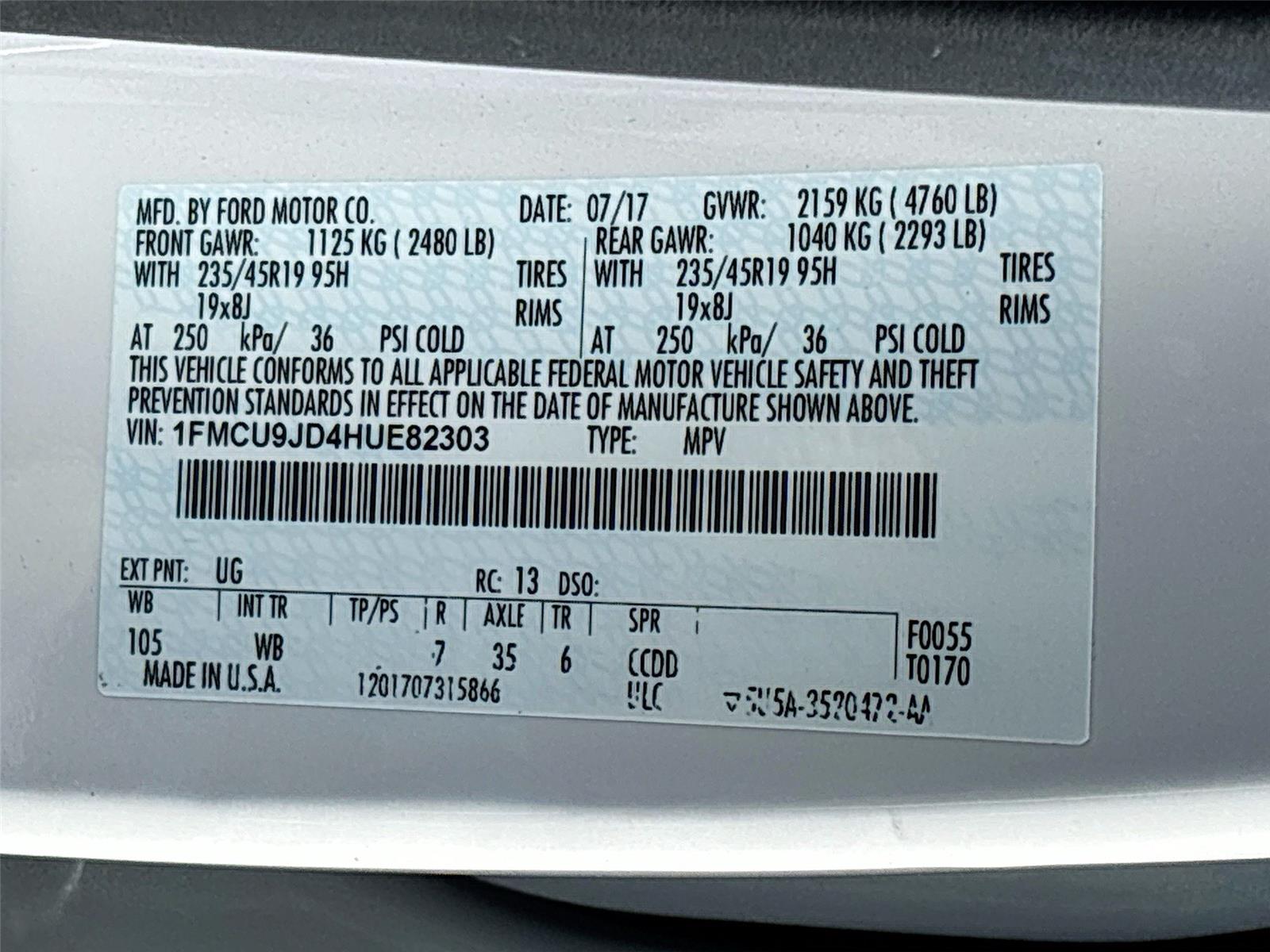 2017 Ford Escape Titanium