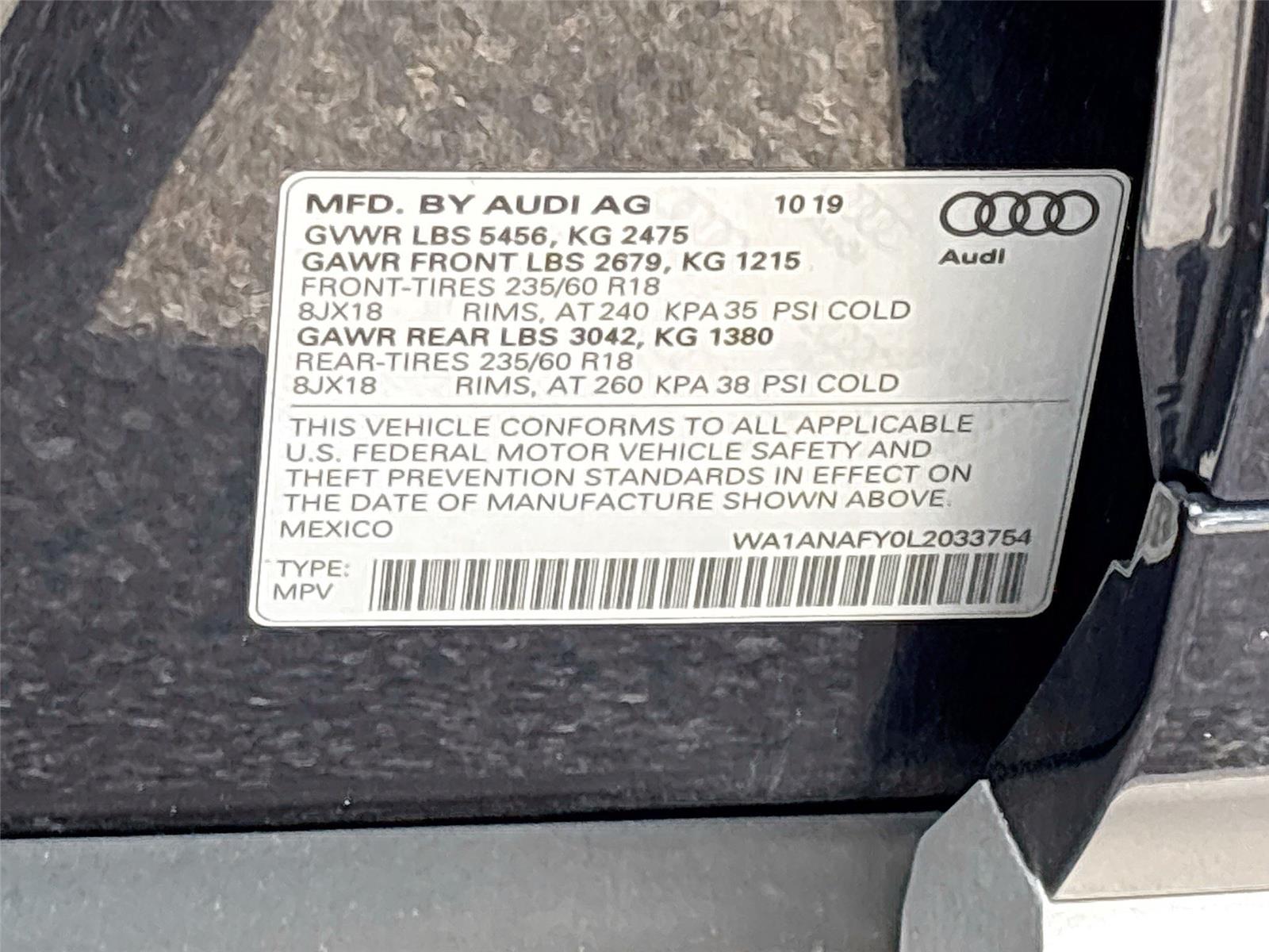 2020 Audi Q5 Premium