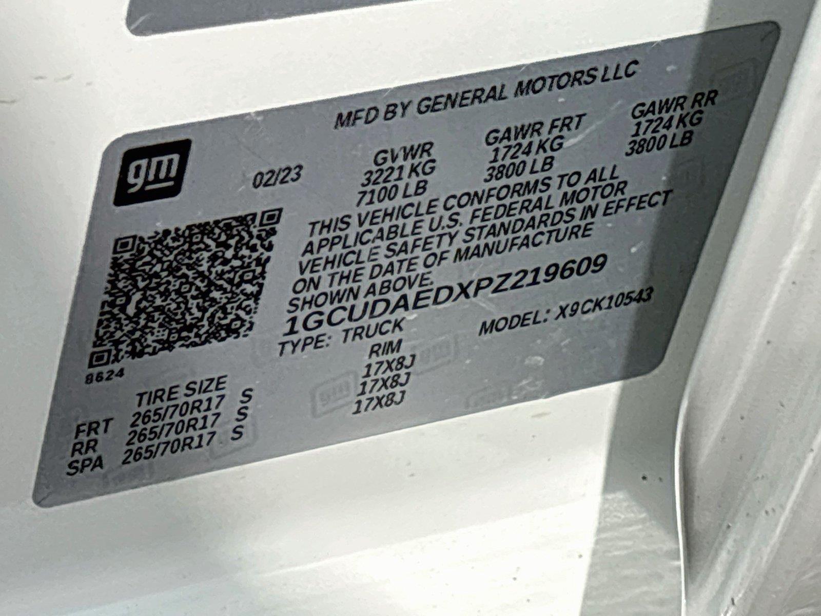 2023 Chevrolet Silverado 1500 Work Truck