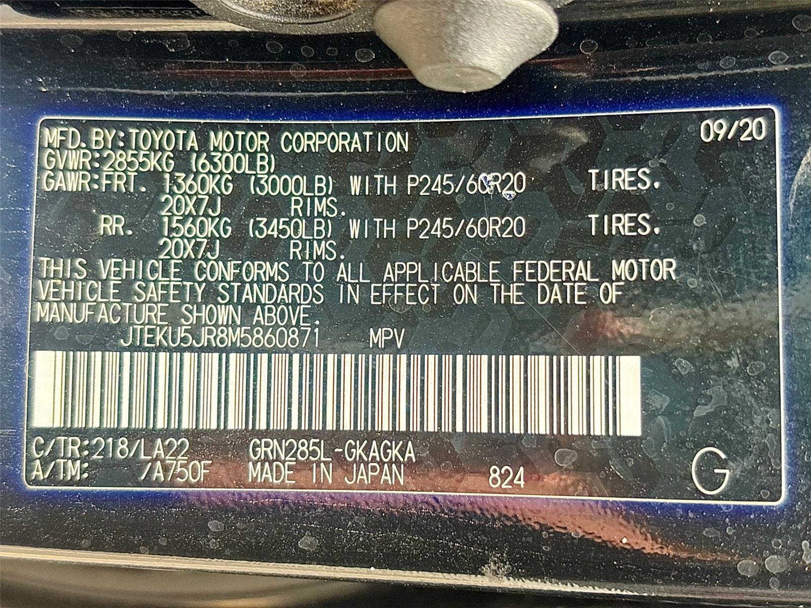 2021 Toyota 4Runner Limited