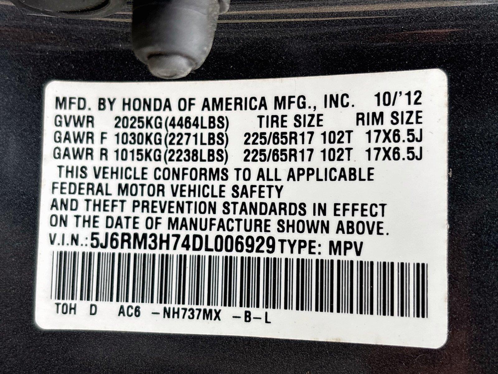 2013 Honda CR-V EX-L