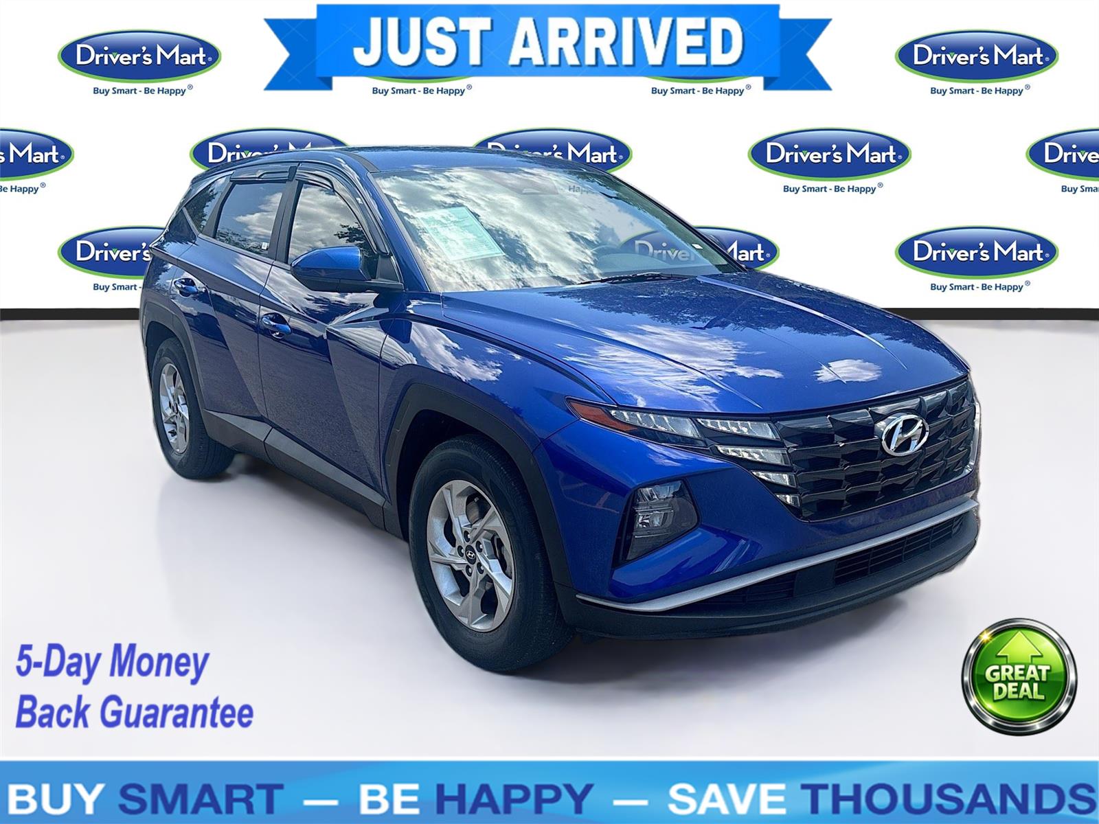 Intense Blue 2022 Hyundai Tucson SUV / Crossover Front-Wheel Drive Automatic