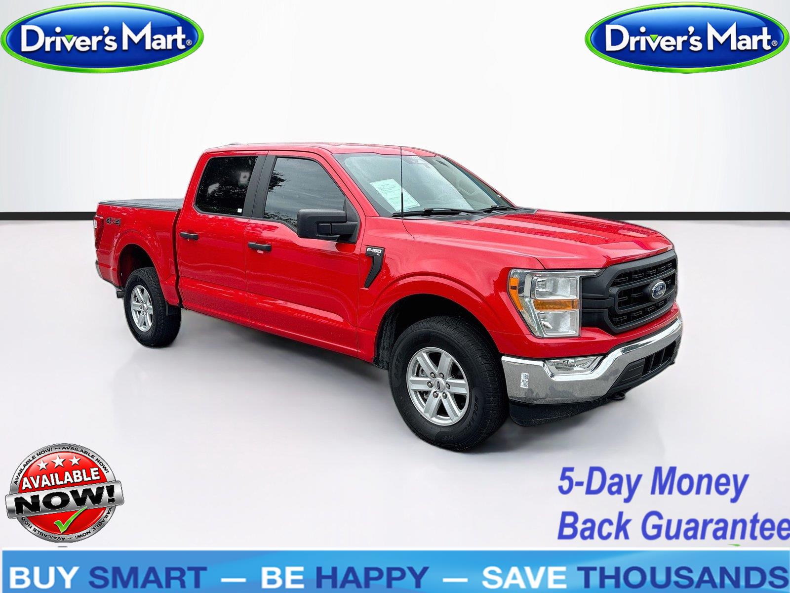 Race Red 2022 Ford F-150 Pickup Truck Four-Wheel Drive Automatic