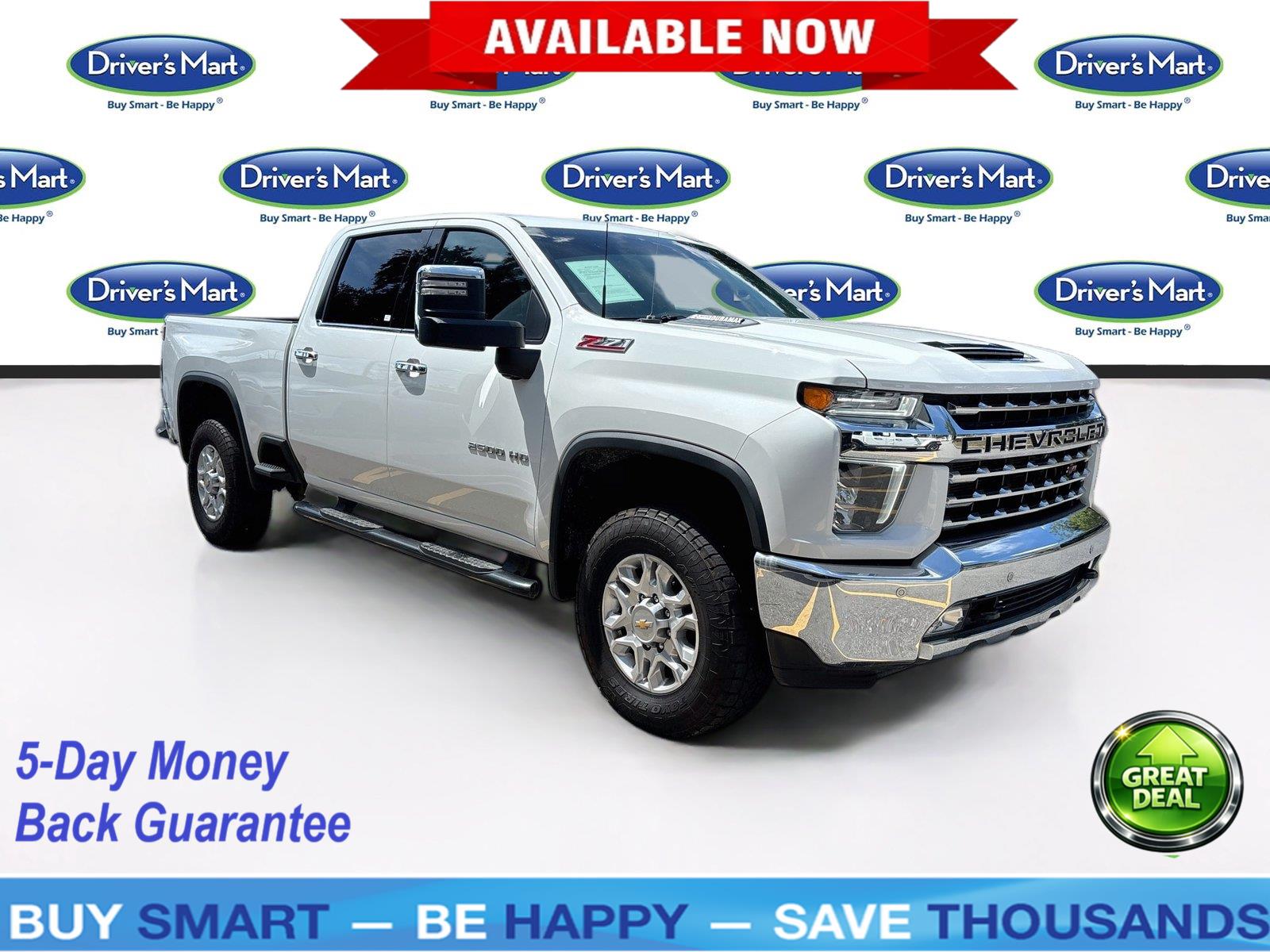 Summit White 2023 Chevrolet Silverado 2500HD Pickup Truck Four-Wheel Drive Automatic