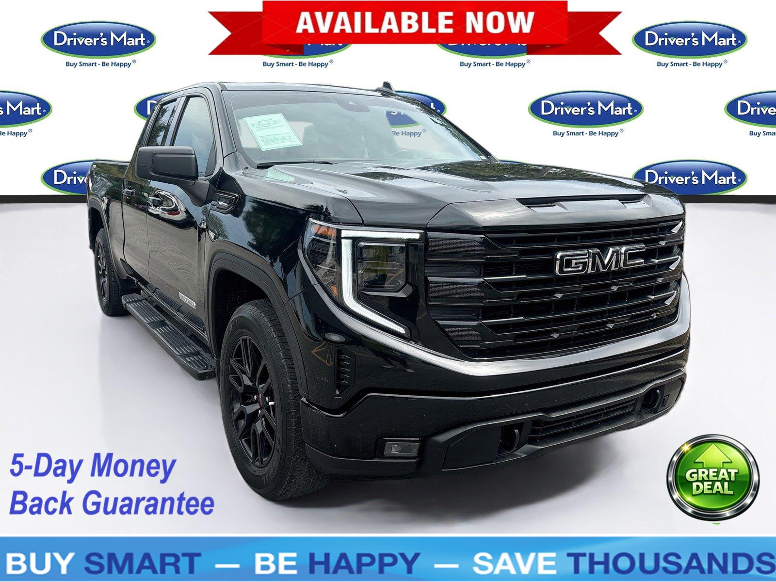 Onyx Black 2023 GMC Sierra 1500 Pickup Truck Four-Wheel Drive Automatic