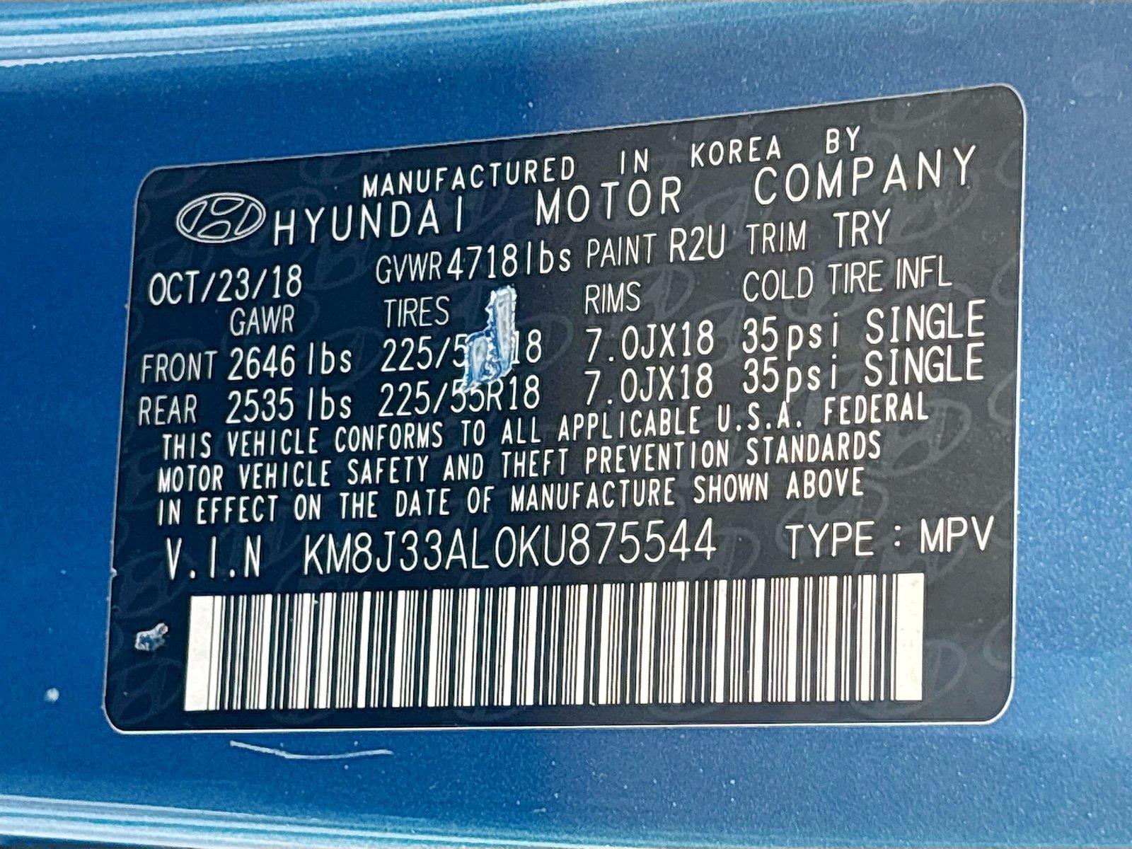 2019 Hyundai Tucson SEL