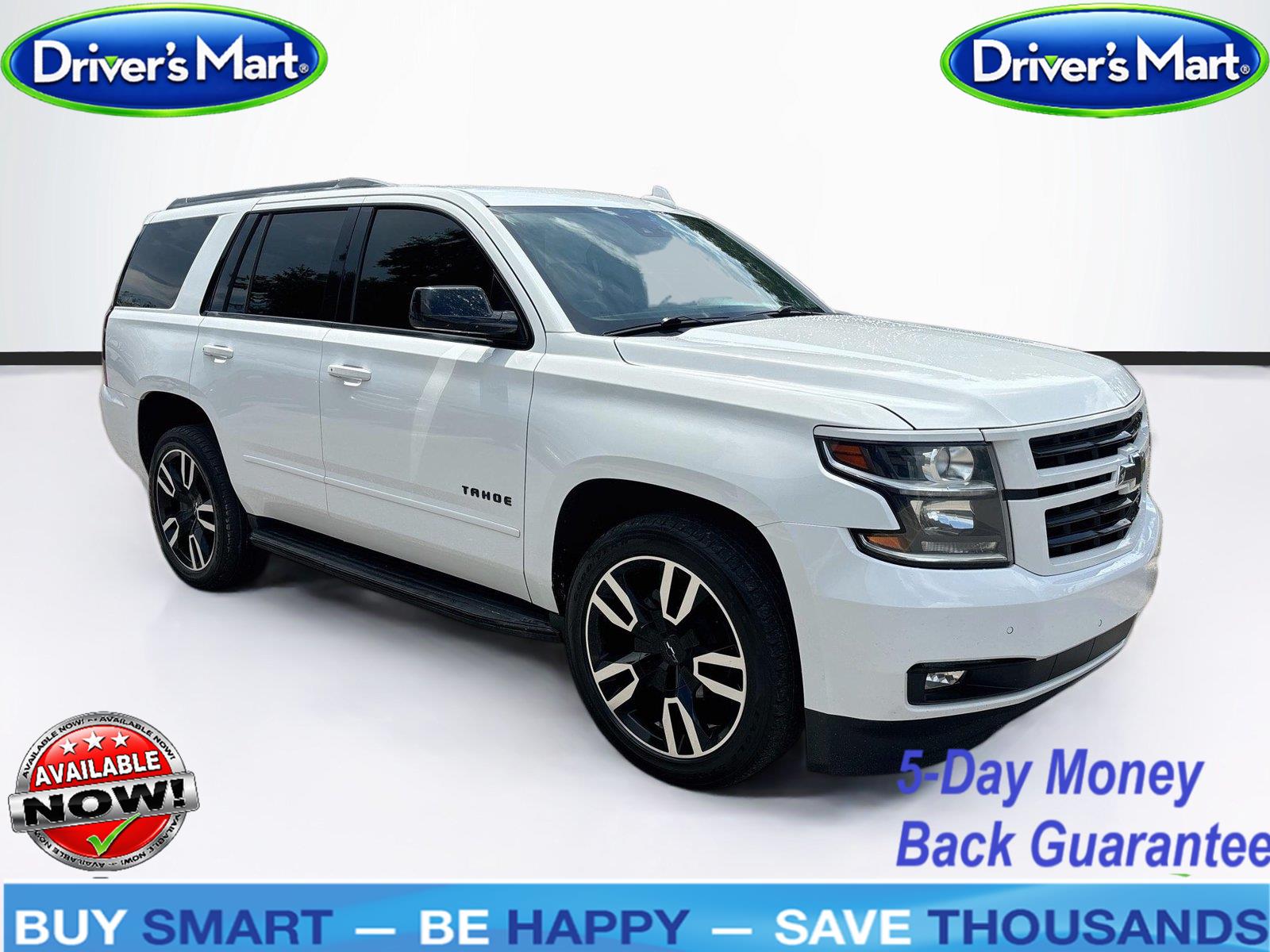 Summit White 2018 Chevrolet Tahoe SUV / Crossover Four-Wheel Drive Automatic