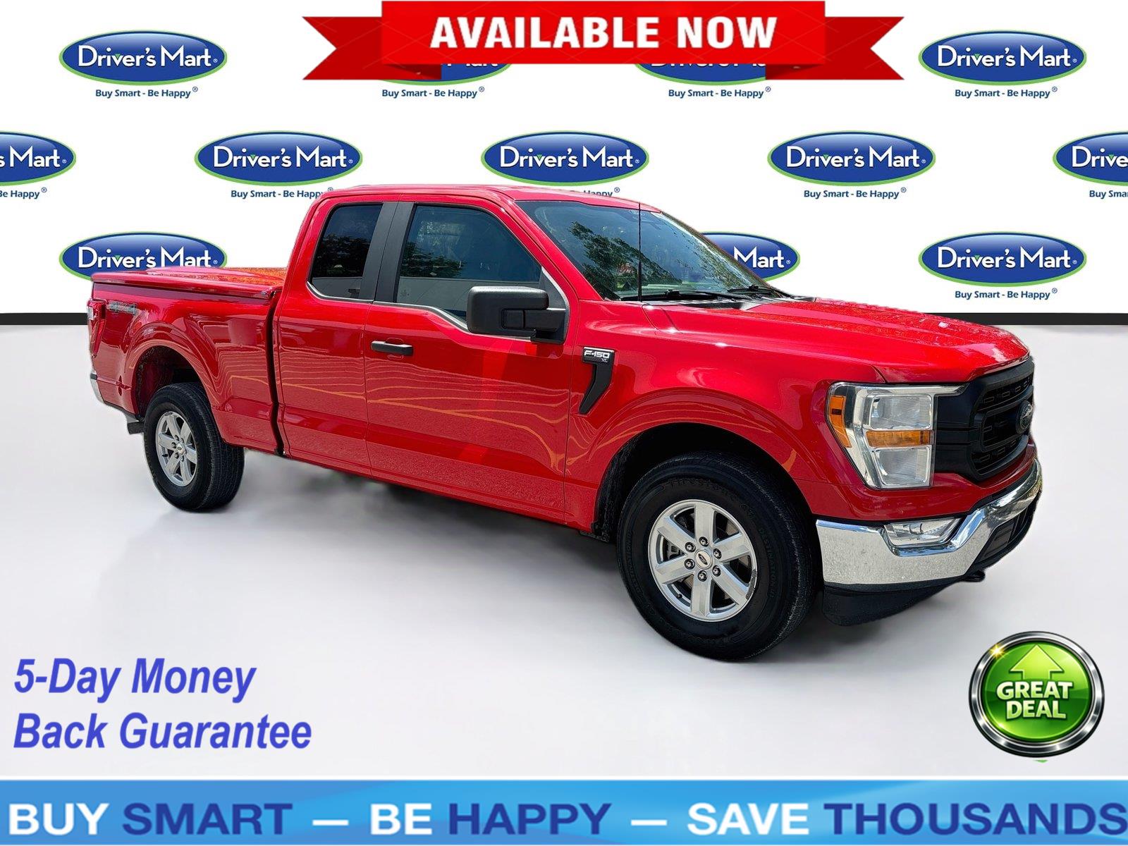 Race Red 2022 Ford F-150 Pickup Truck Four-Wheel Drive Automatic