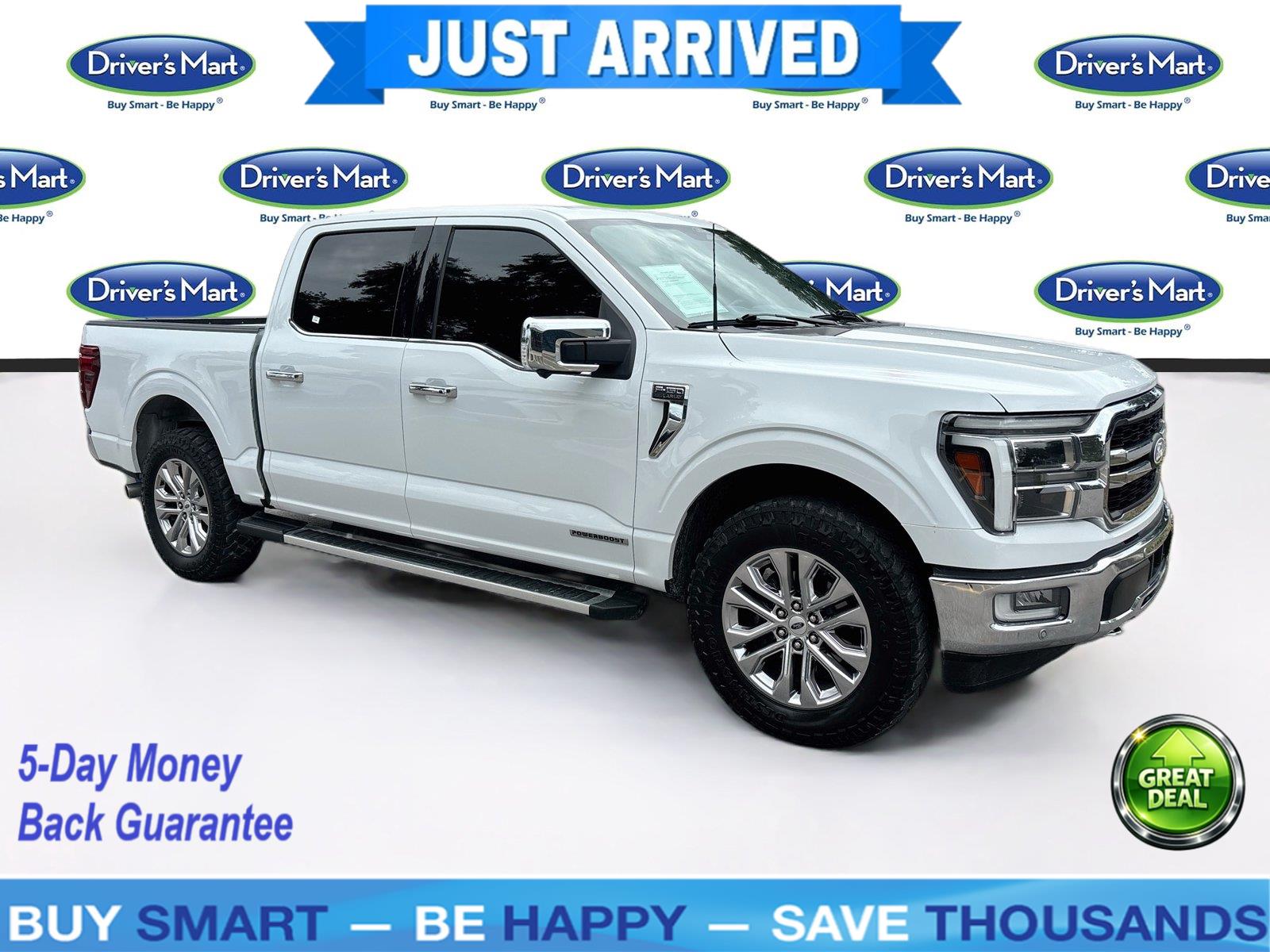 Oxford White 2024 Ford F-150 Pickup Truck Four-Wheel Drive Automatic