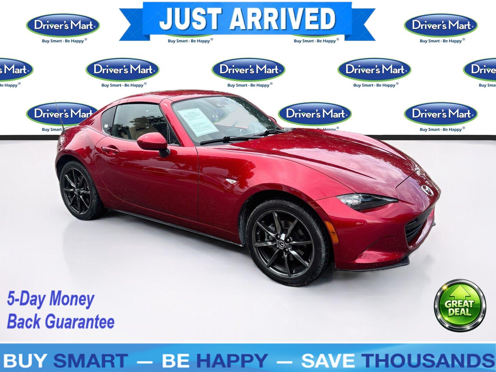 Soul Red Crystal Metallic 2019 Mazda MX-5 Miata Convertible Rear-Wheel Drive Automatic