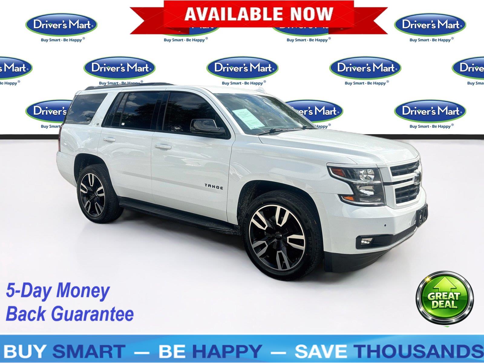 Summit White 2019 Chevrolet Tahoe SUV / Crossover 4X2 6-Speed Automatic
