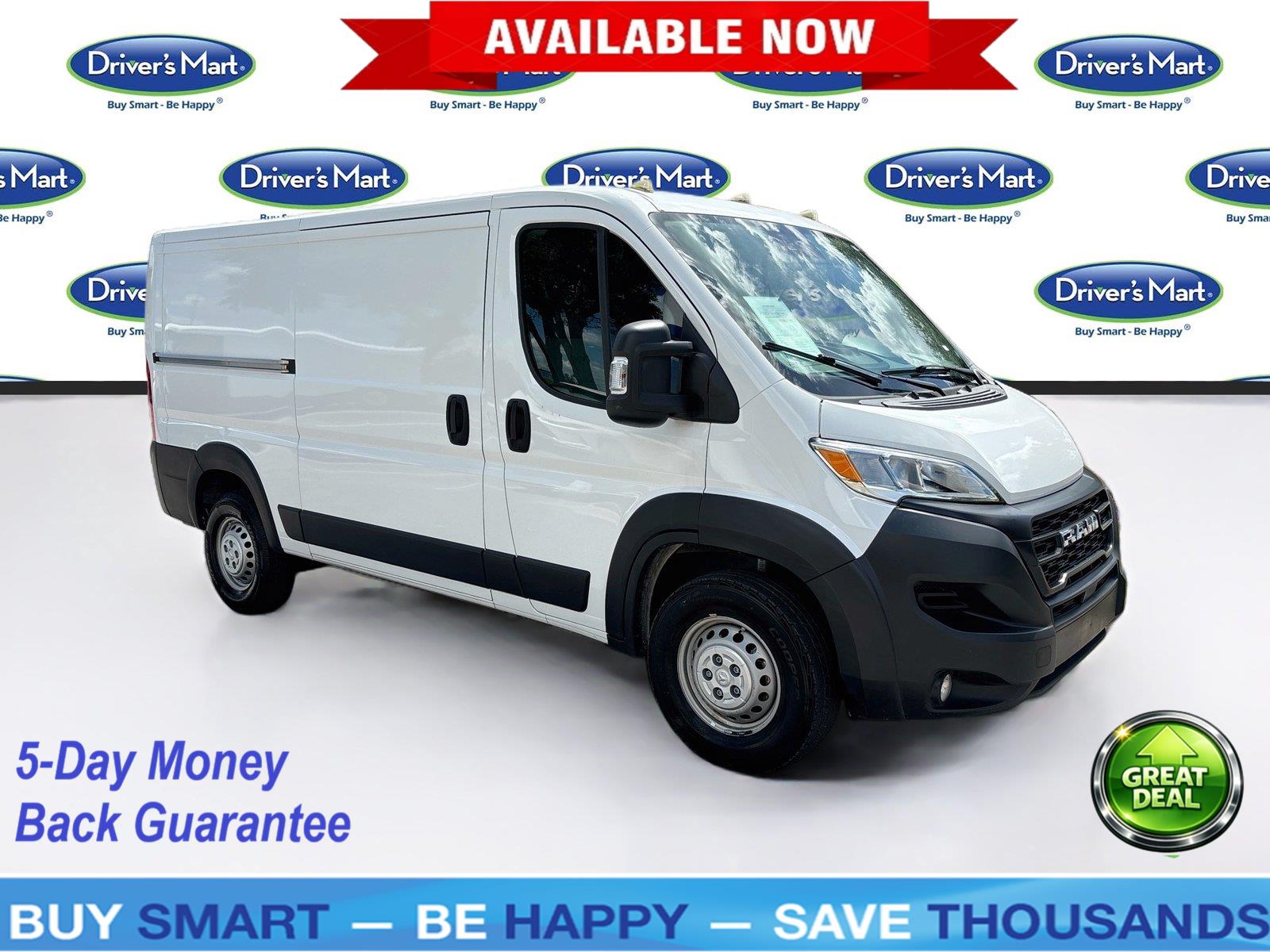 Bright White Clearcoat 2025 RAM ProMaster Van Front-Wheel Drive 9-Speed Automatic
