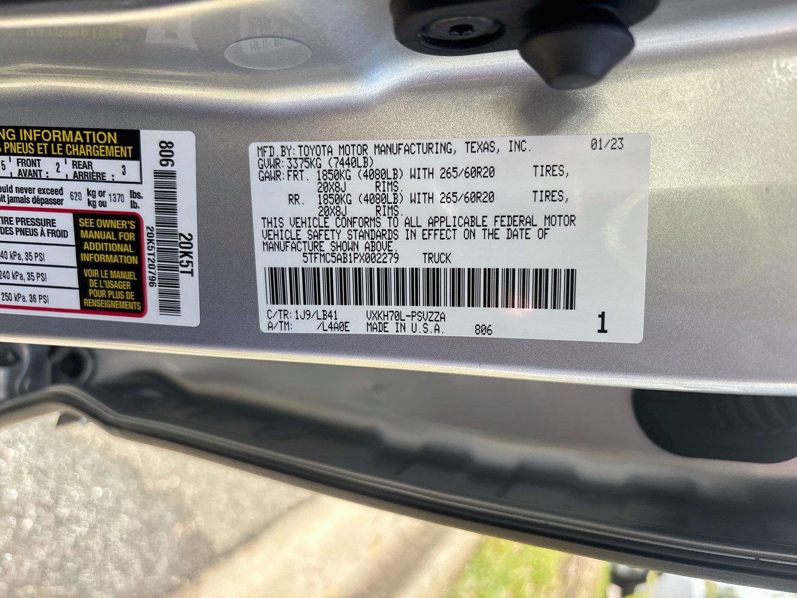 2023 Toyota Tundra 1794 Edition Hybrid