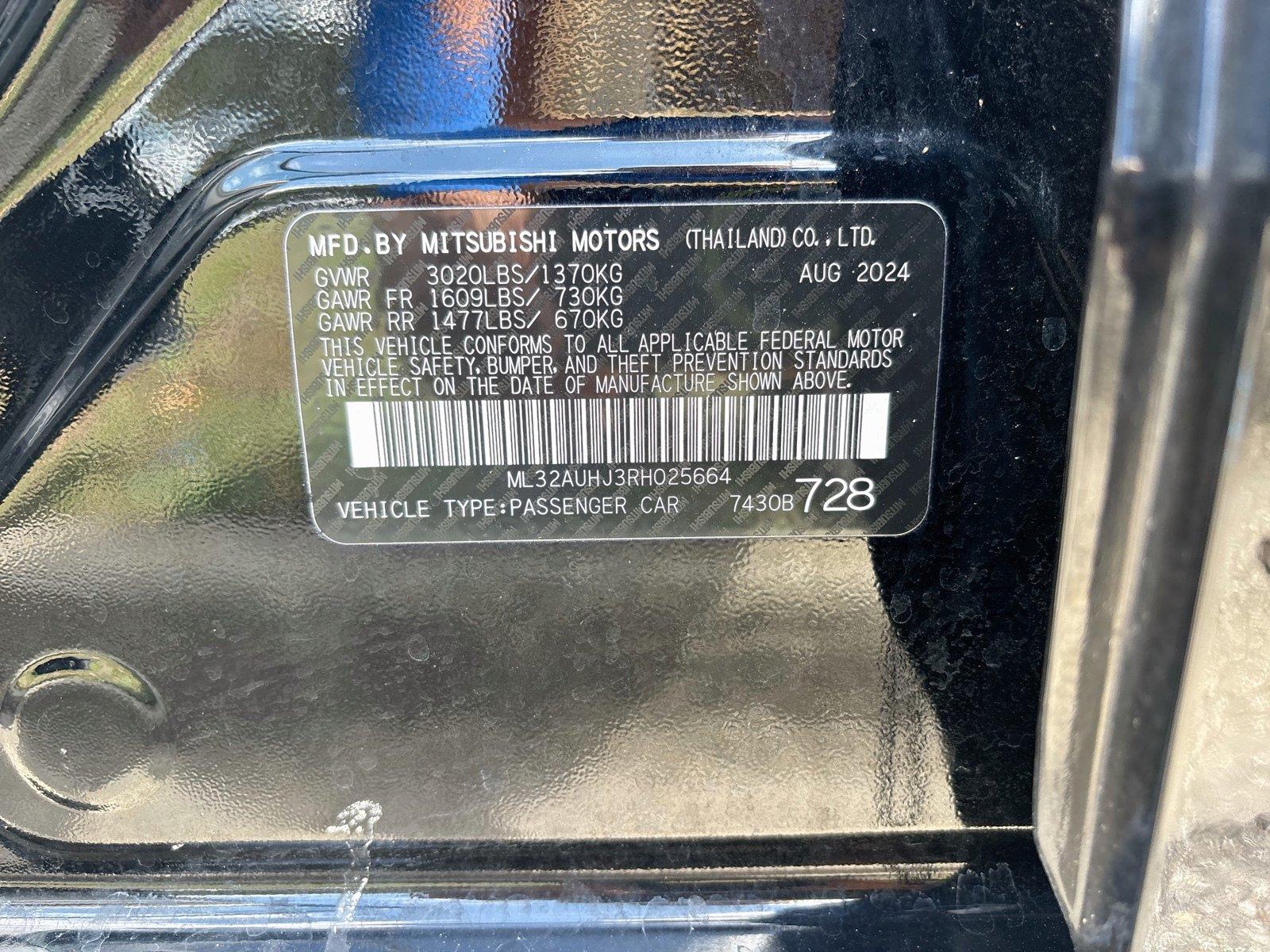 2024 Mitsubishi Mirage ES