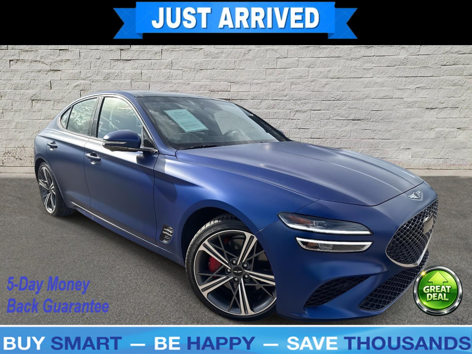 Burleigh Blue Matte 2025 Genesis G70 Sedan Rear-Wheel Drive Automatic