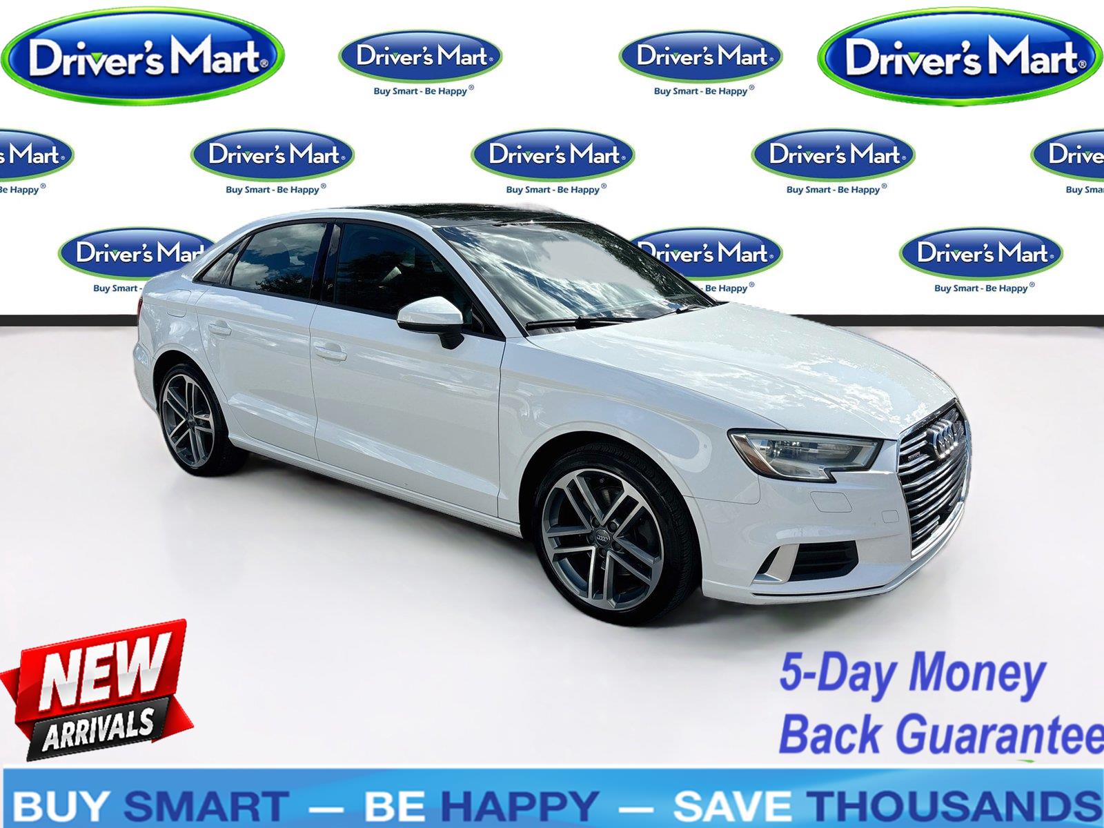 Ibis White 2017 Audi A3 Sedan All-Wheel Drive Automatic