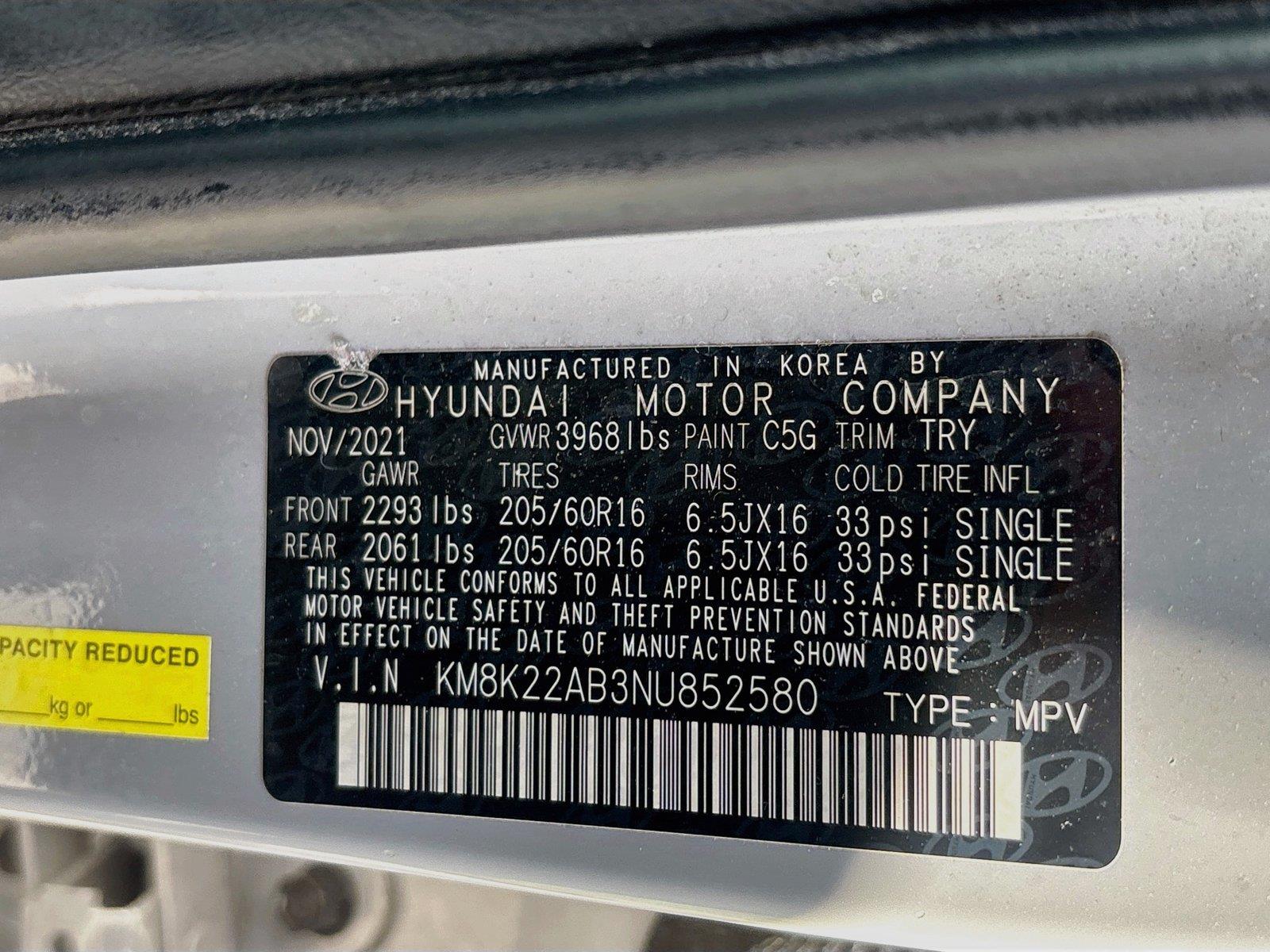 2022 Hyundai Kona SE