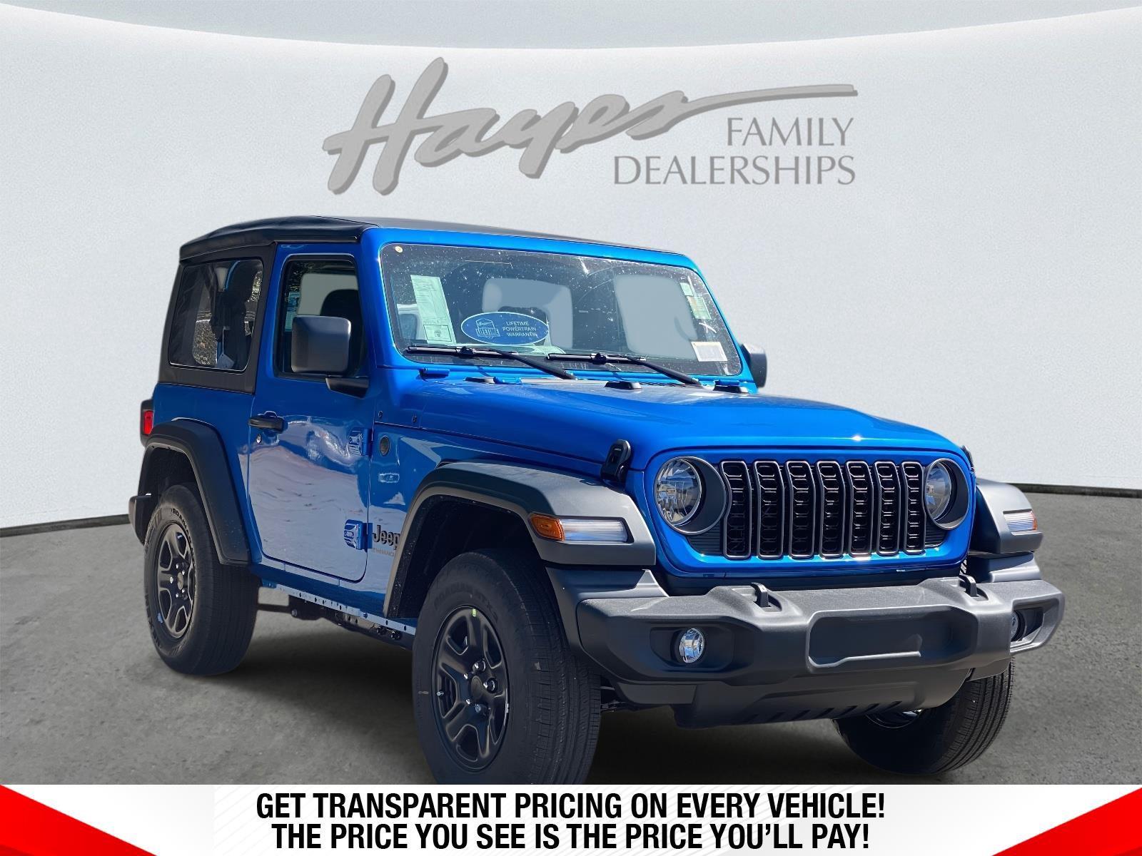 Hydro Blue Pearlcoat 2026 Jeep Wrangler SUV / Crossover Four-Wheel Drive 8-Speed Automatic