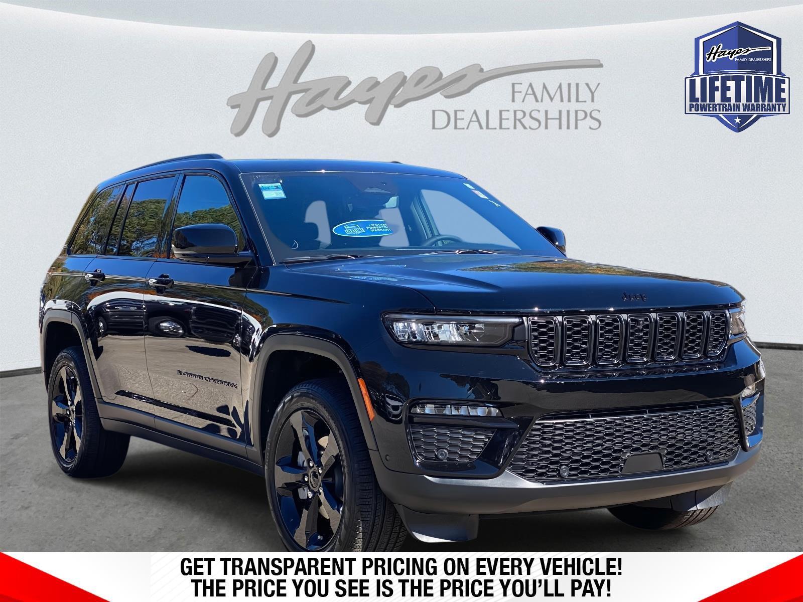 Diamond Black Crystal Pearlcoat 2025 Jeep Grand Cherokee SUV / Crossover Four-Wheel Drive 8-Speed Automatic
