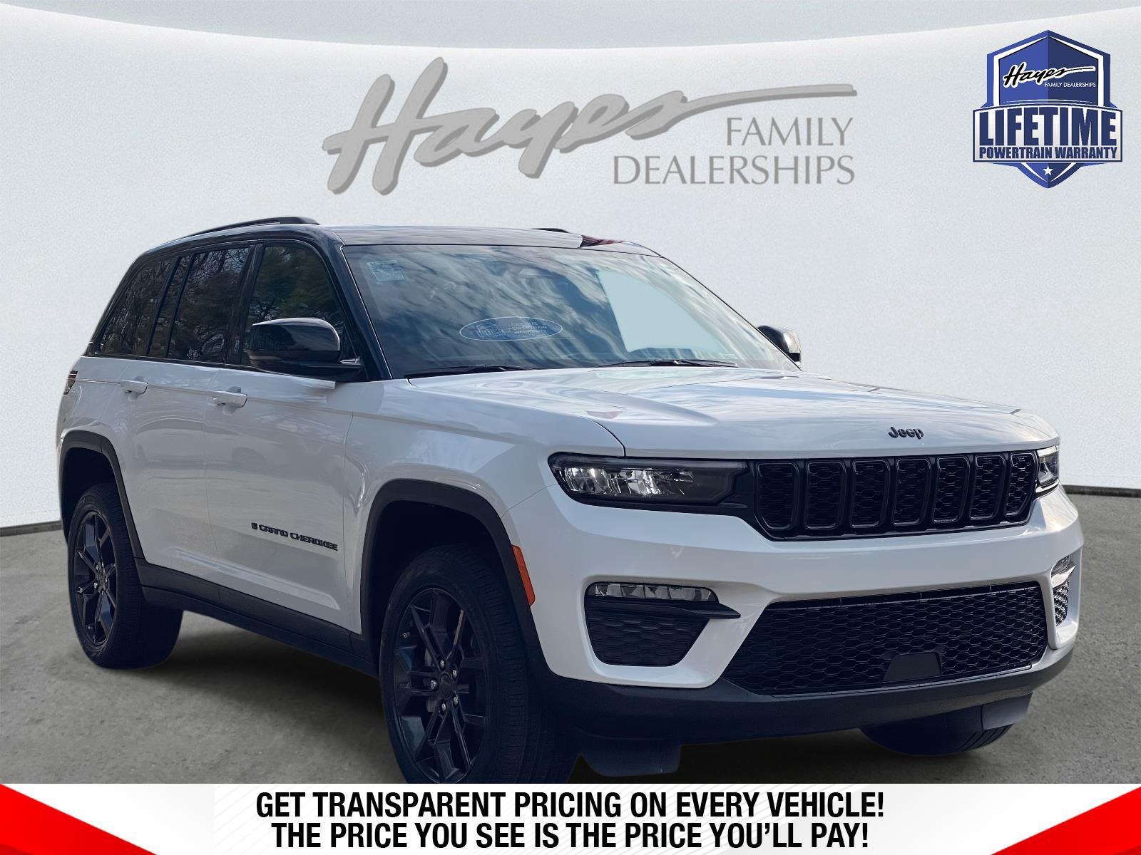 Bright White Clearcoat 2025 Jeep Grand Cherokee SUV / Crossover Four-Wheel Drive 8-Speed Automatic