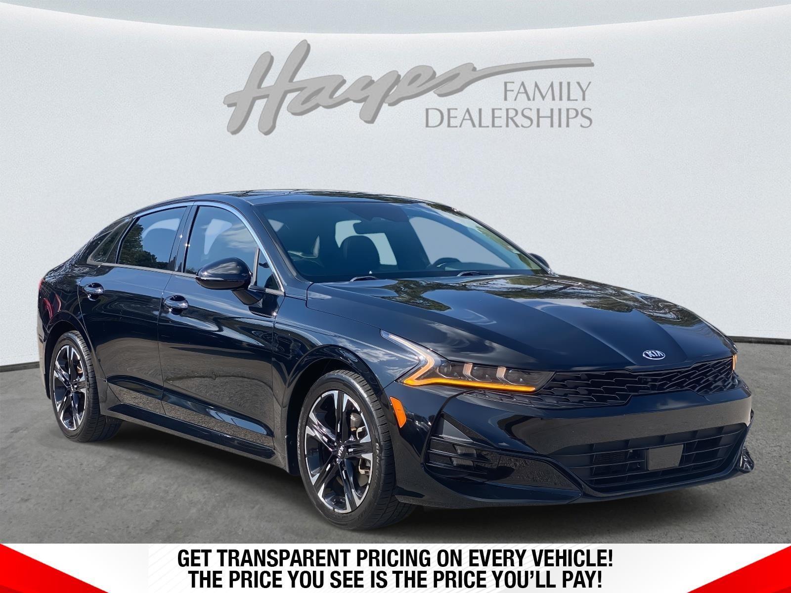 EBONY BLACK 2021 Kia K5 GT-Line FWD Sedan Front-Wheel Drive