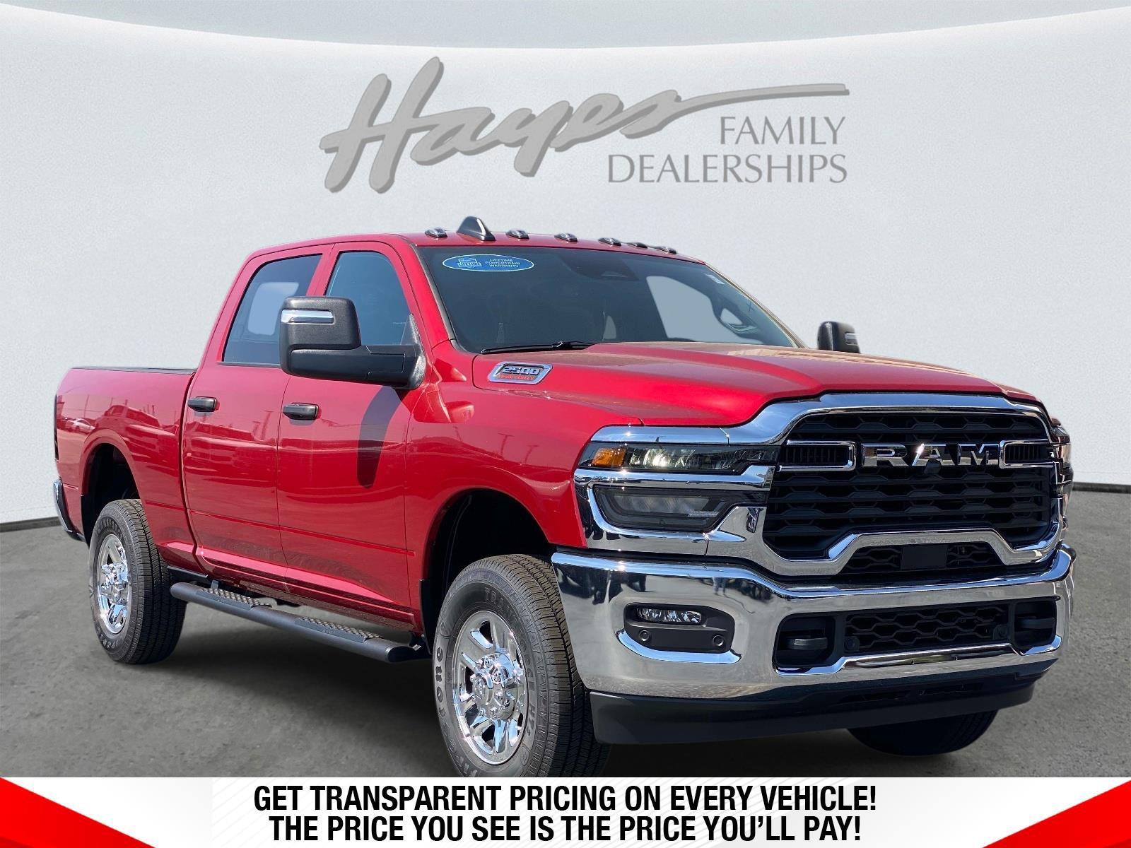 Molten Red Pearlcoat 2026 RAM 2500 Pickup Truck Four-Wheel Drive 8-Speed Automatic